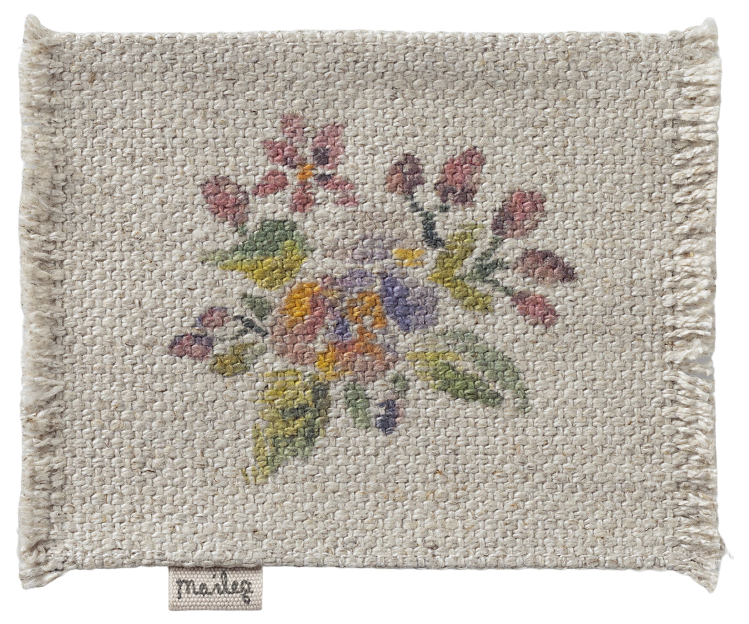 Maileg - Puppen-Zubehör - Rug, Flowers - Small