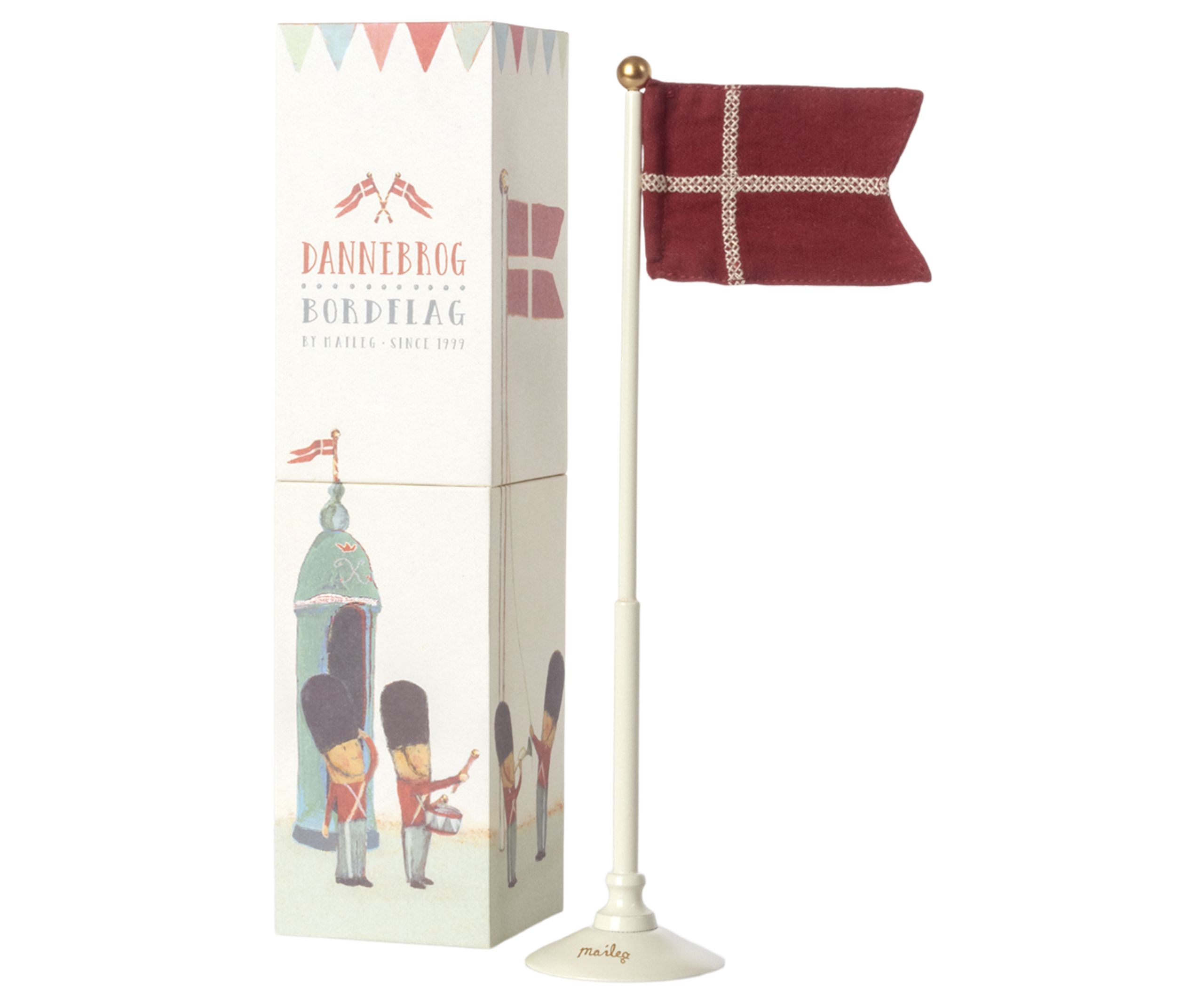 Maileg - Flaga - Dannebrog, Table Flag - Medium