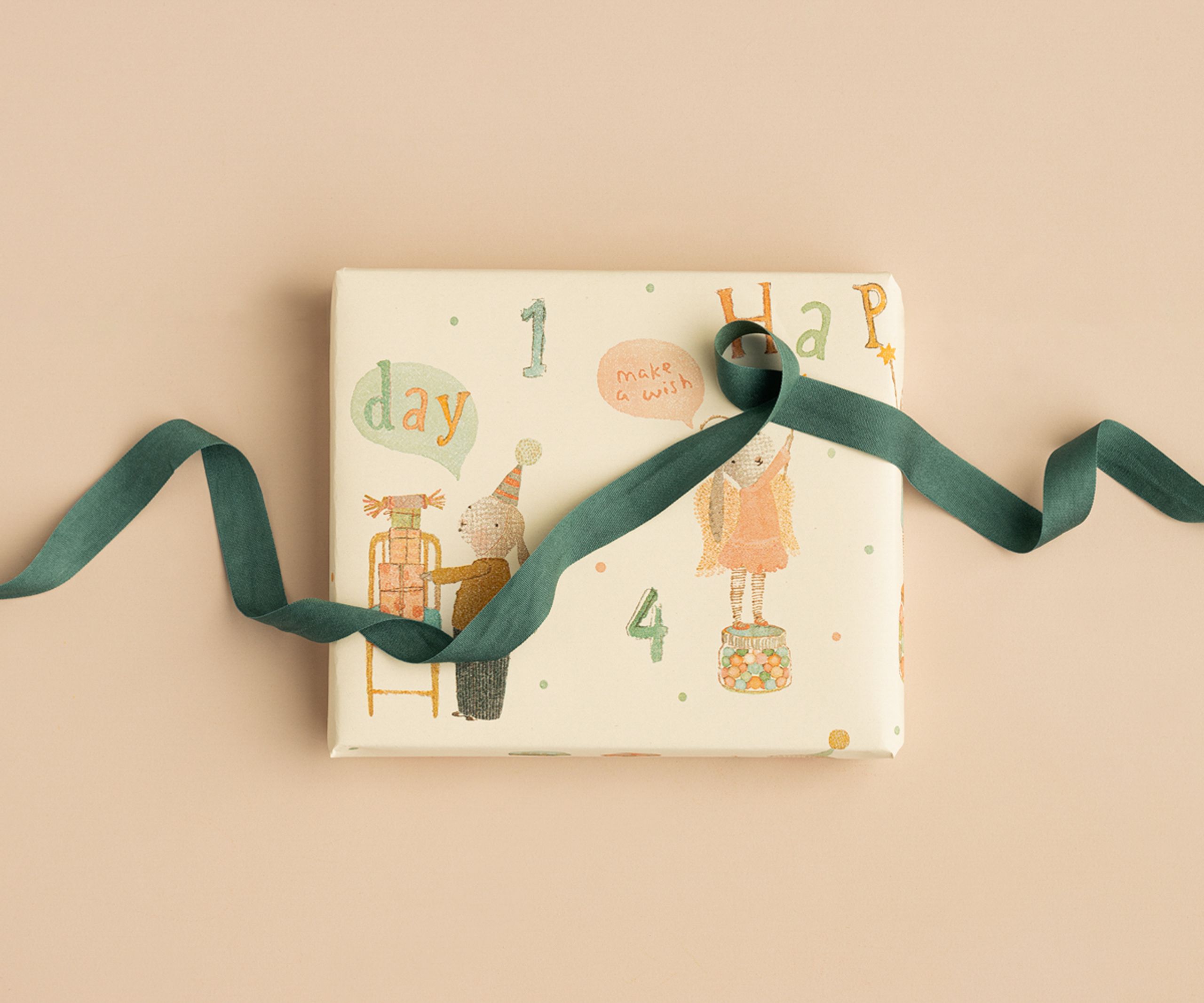 Maileg - Gift Ribbon - Ribbon 10 m - Petrol