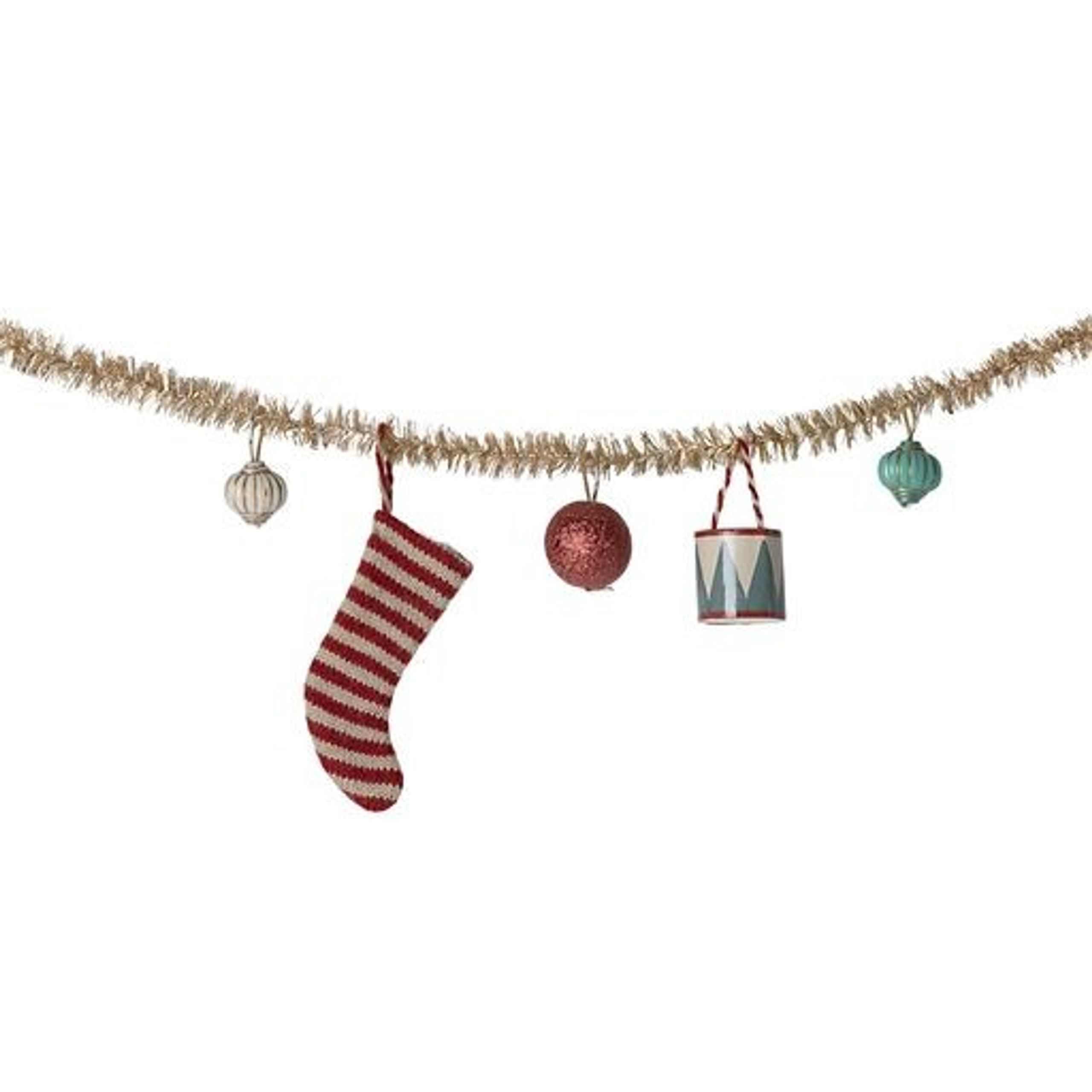 Maileg - Festoon - Christmas garland, Small - 5 ornaments