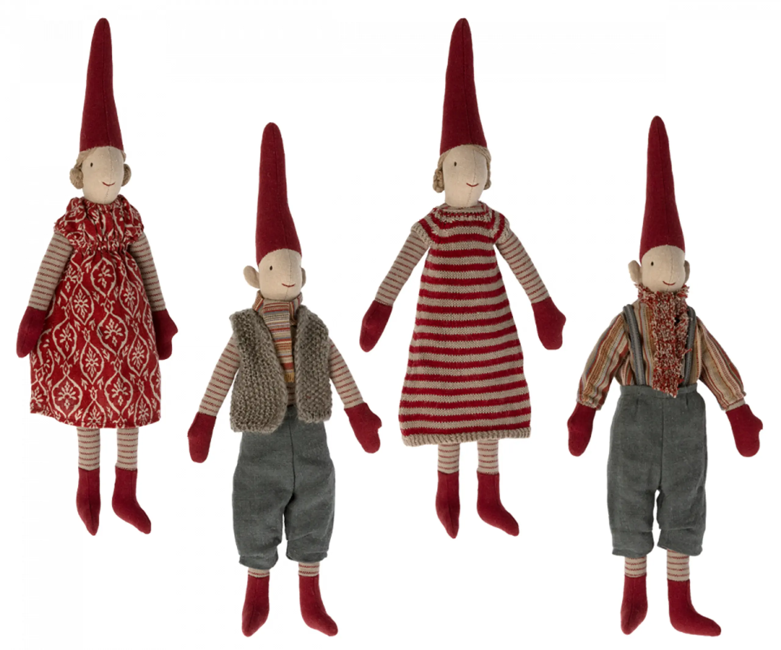 Maileg - Decorações natalinas - Pixie size 2 - Boy - vest