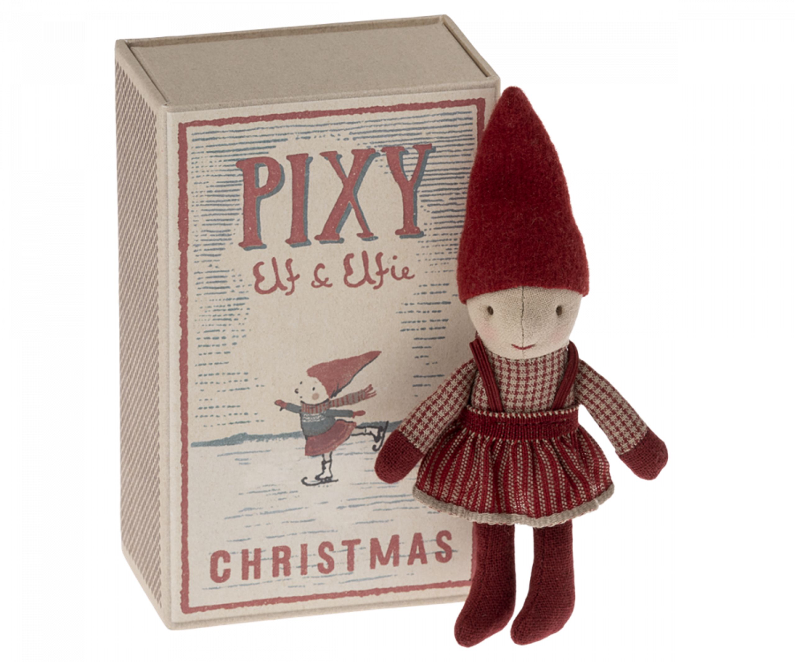 Maileg - Christmas Ornaments - Pixy Elfie in Matchbox - Elfie