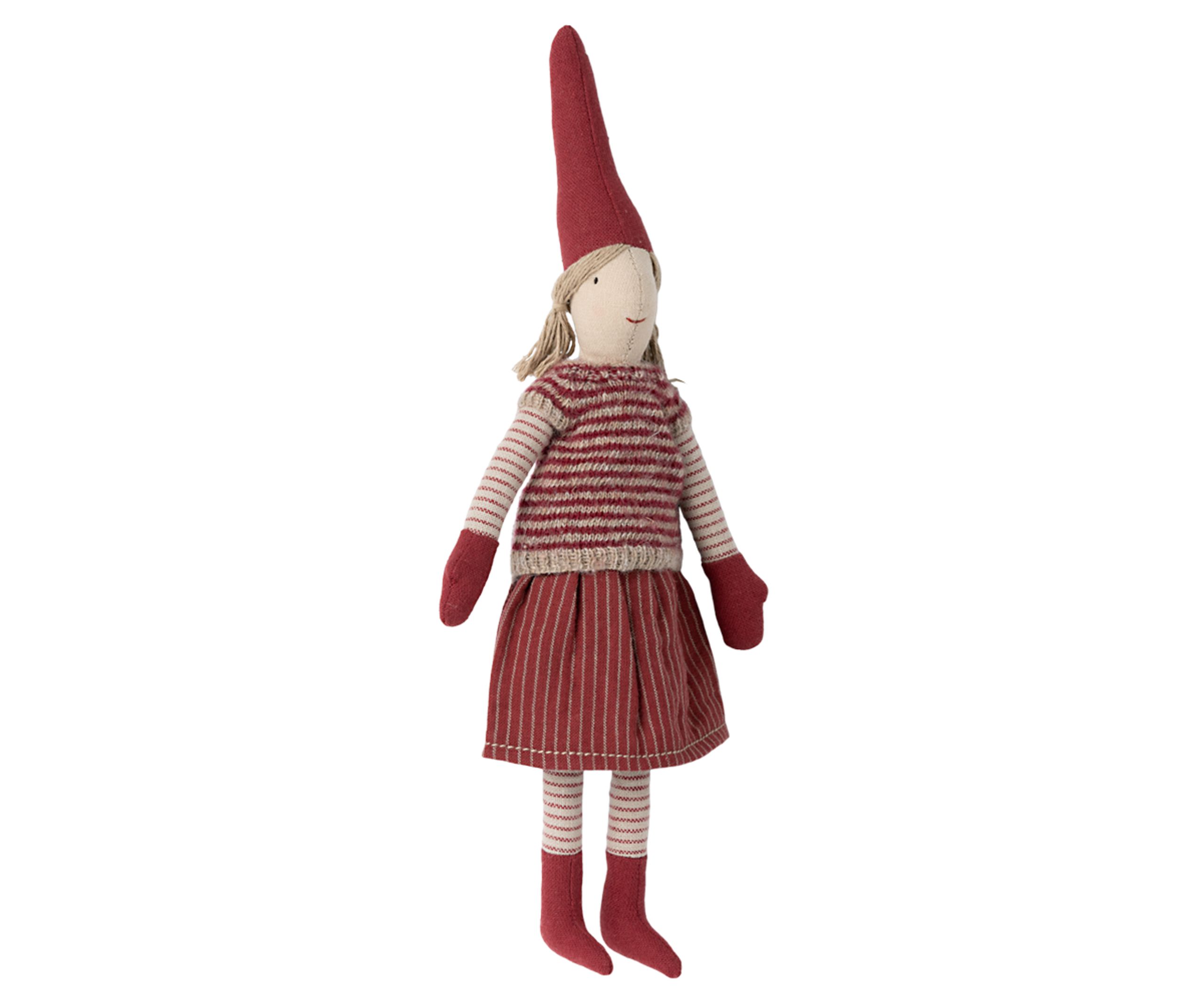 Maileg - Decorazioni natalizie - Mini pixy - Size 2 - Girl - Red