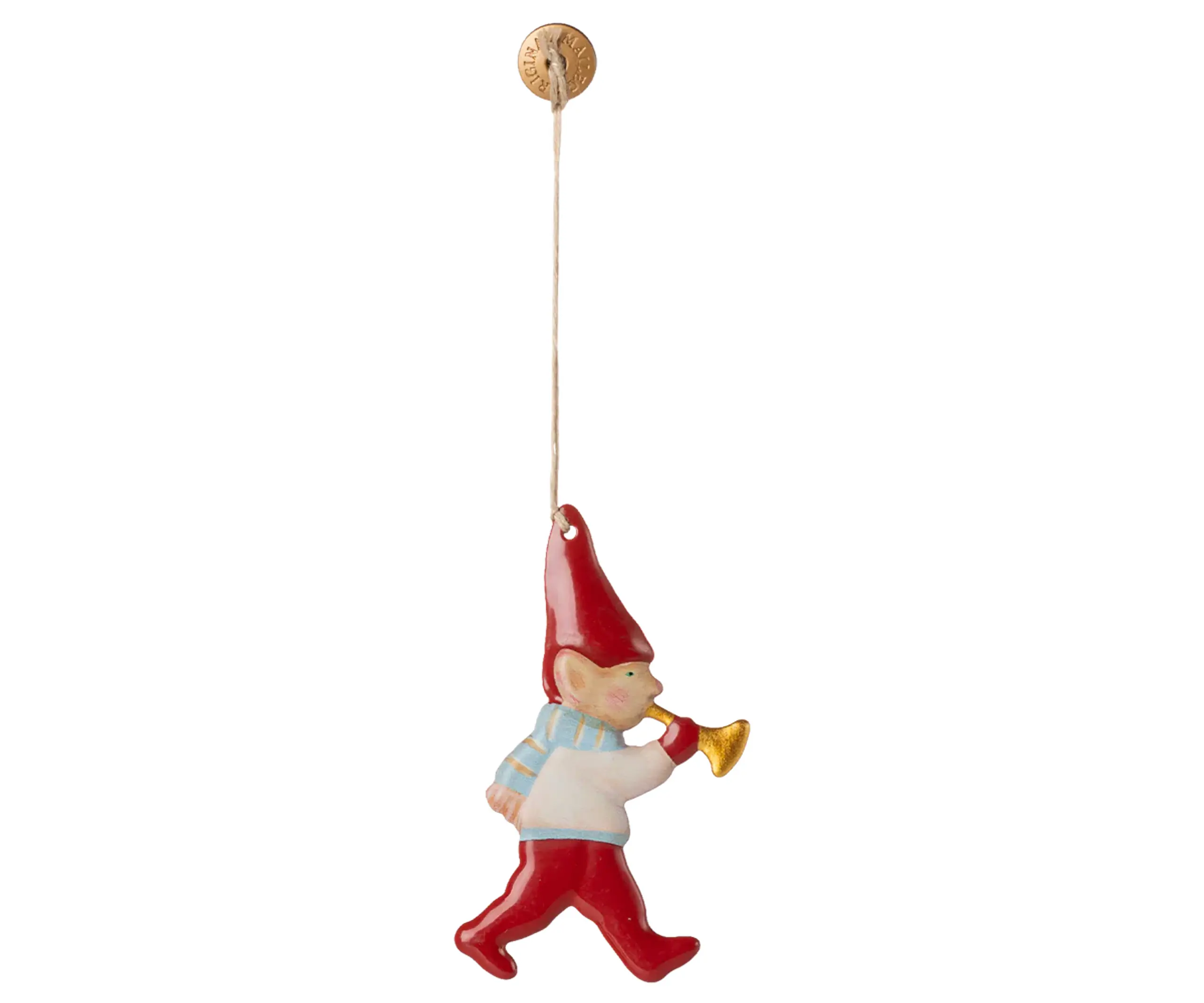 Maileg - Ozdoby choinkowe - Metal Ornament - Pixy - Trumpet