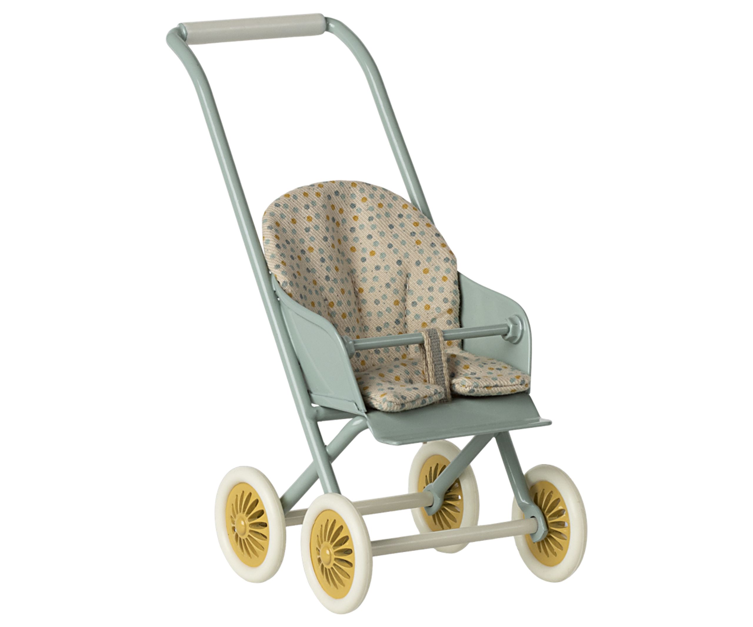 Maileg - Zabawki - Stroller - Micro - Color: Mint
