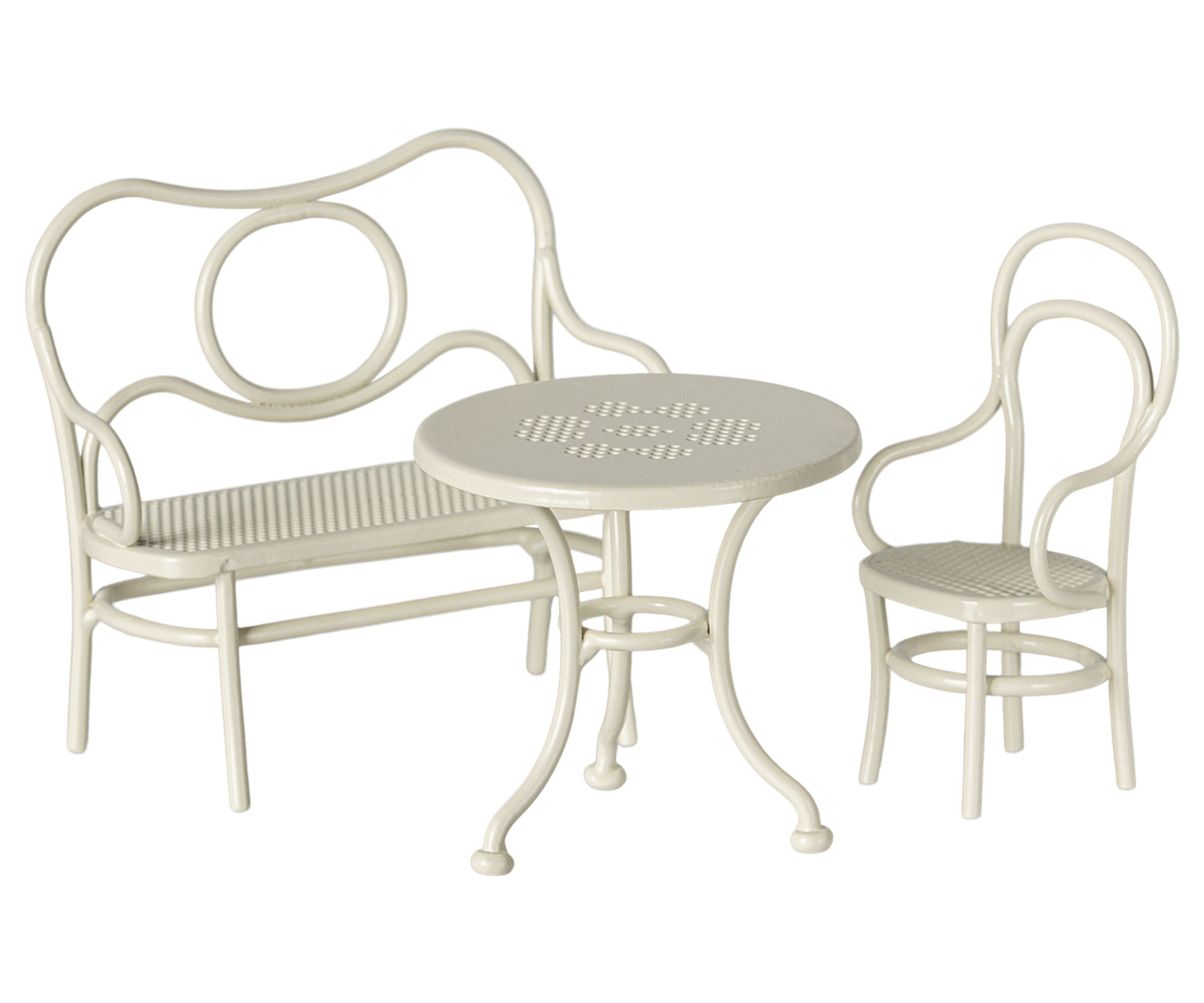 Maileg - Toys - Café Set - Mouse - Small - Off white