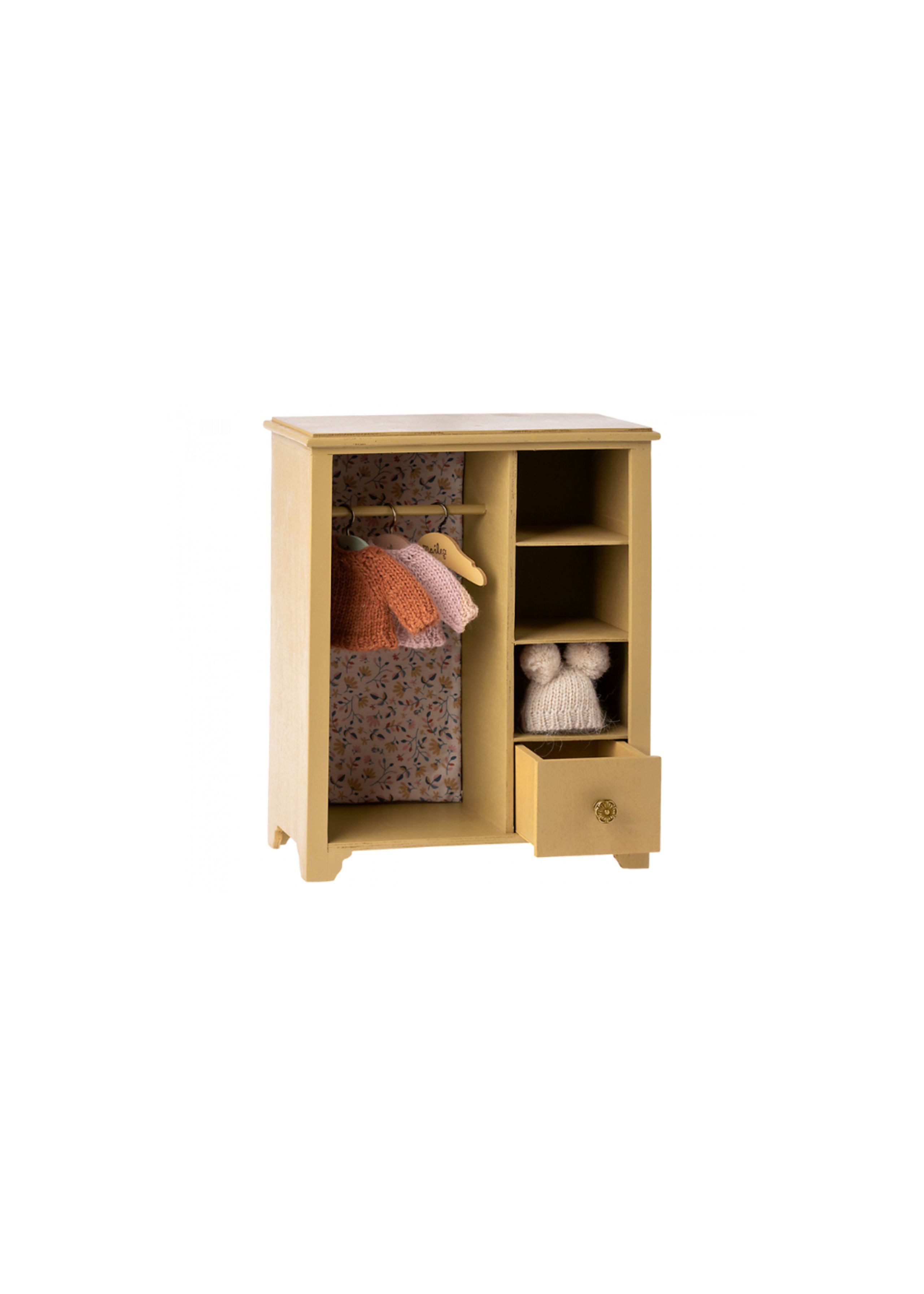 Maileg - Toys - Garderobe - Stor - Gul
