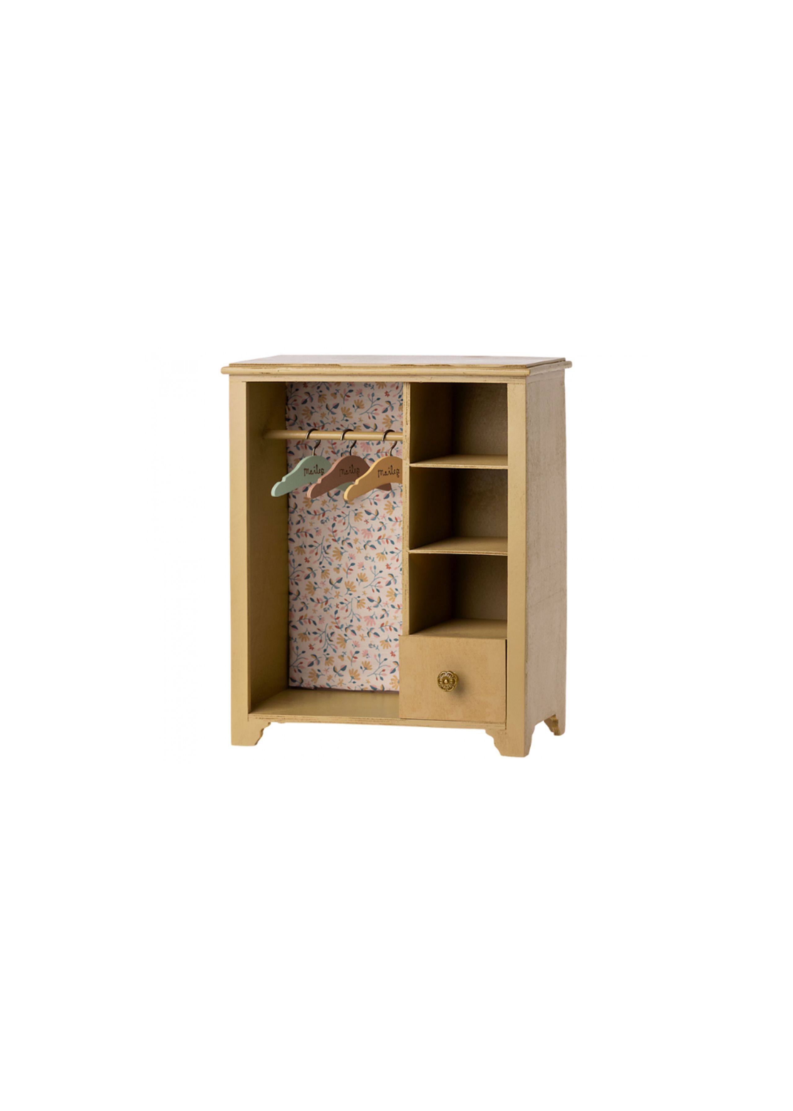 Maileg - Toys - Garderobe - Stor - Gul