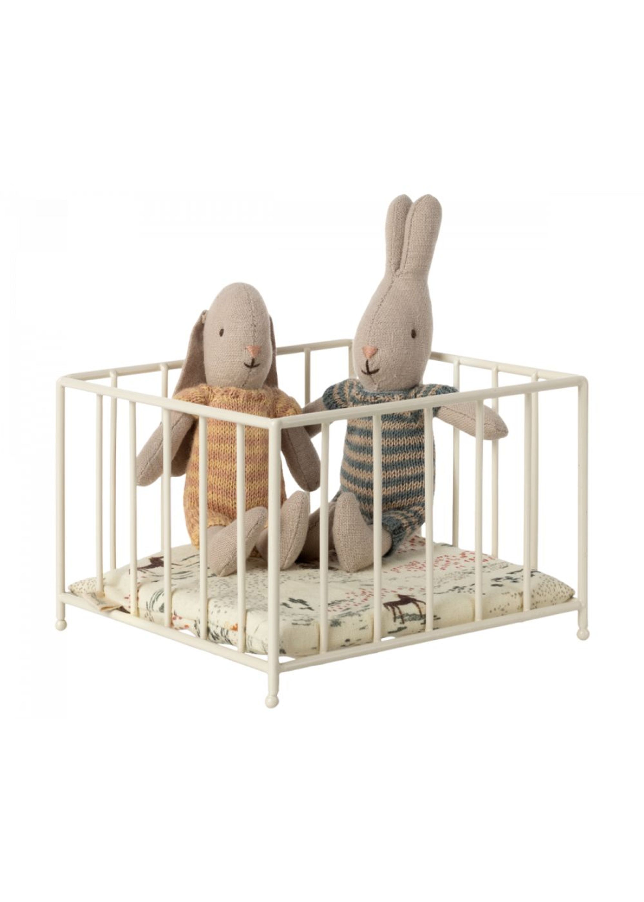 Maileg - Toys - Playpen - Micro - Off White