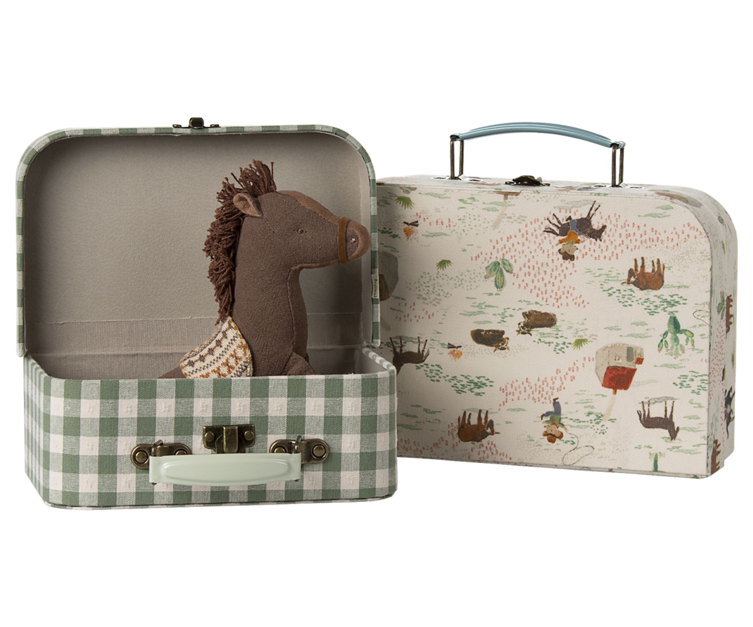 Maileg - Spielzeug - Suitcase set, 2 pcs - Pony