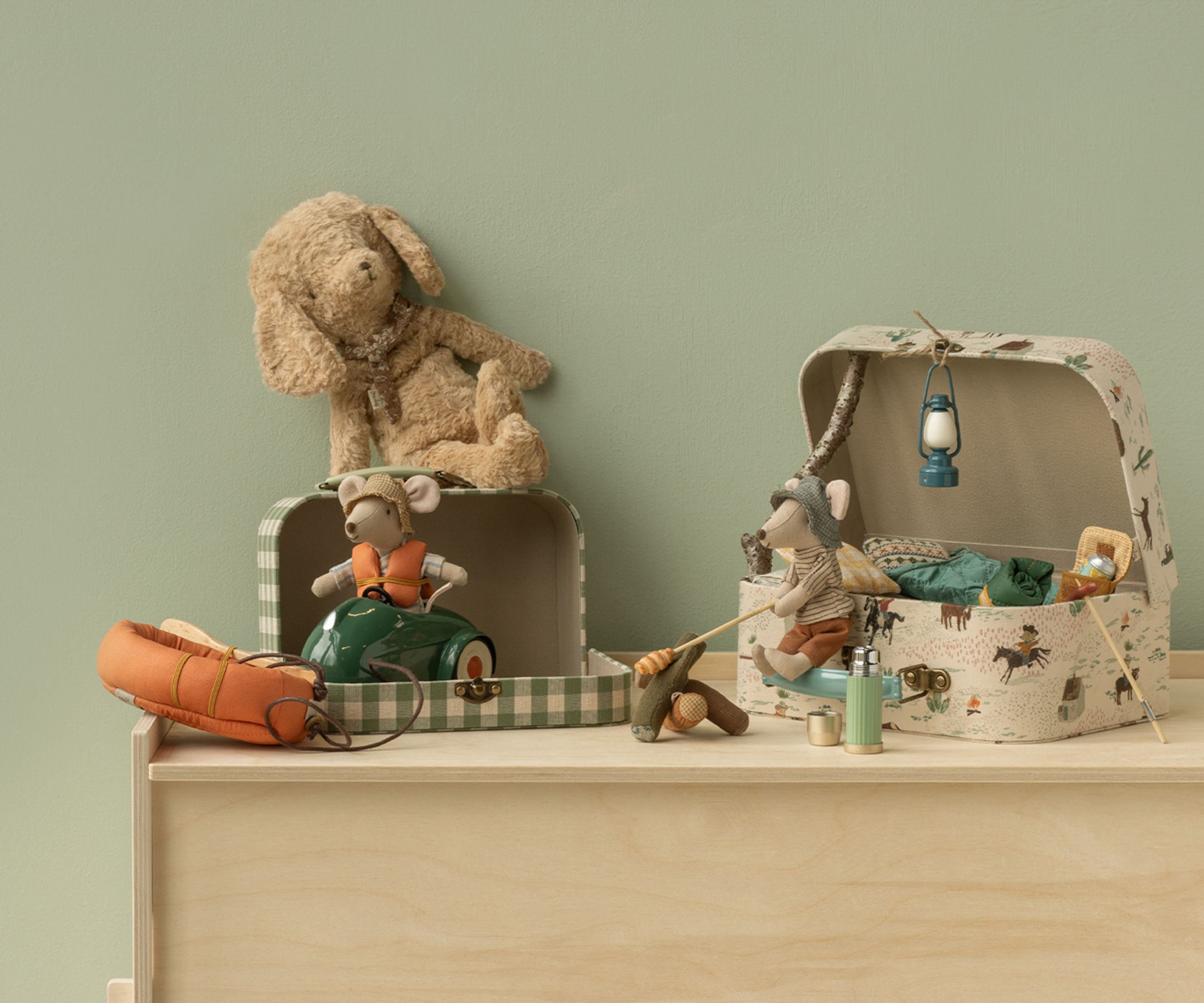 Maileg - Spielzeug - Suitcase set, 2 pcs - Pony