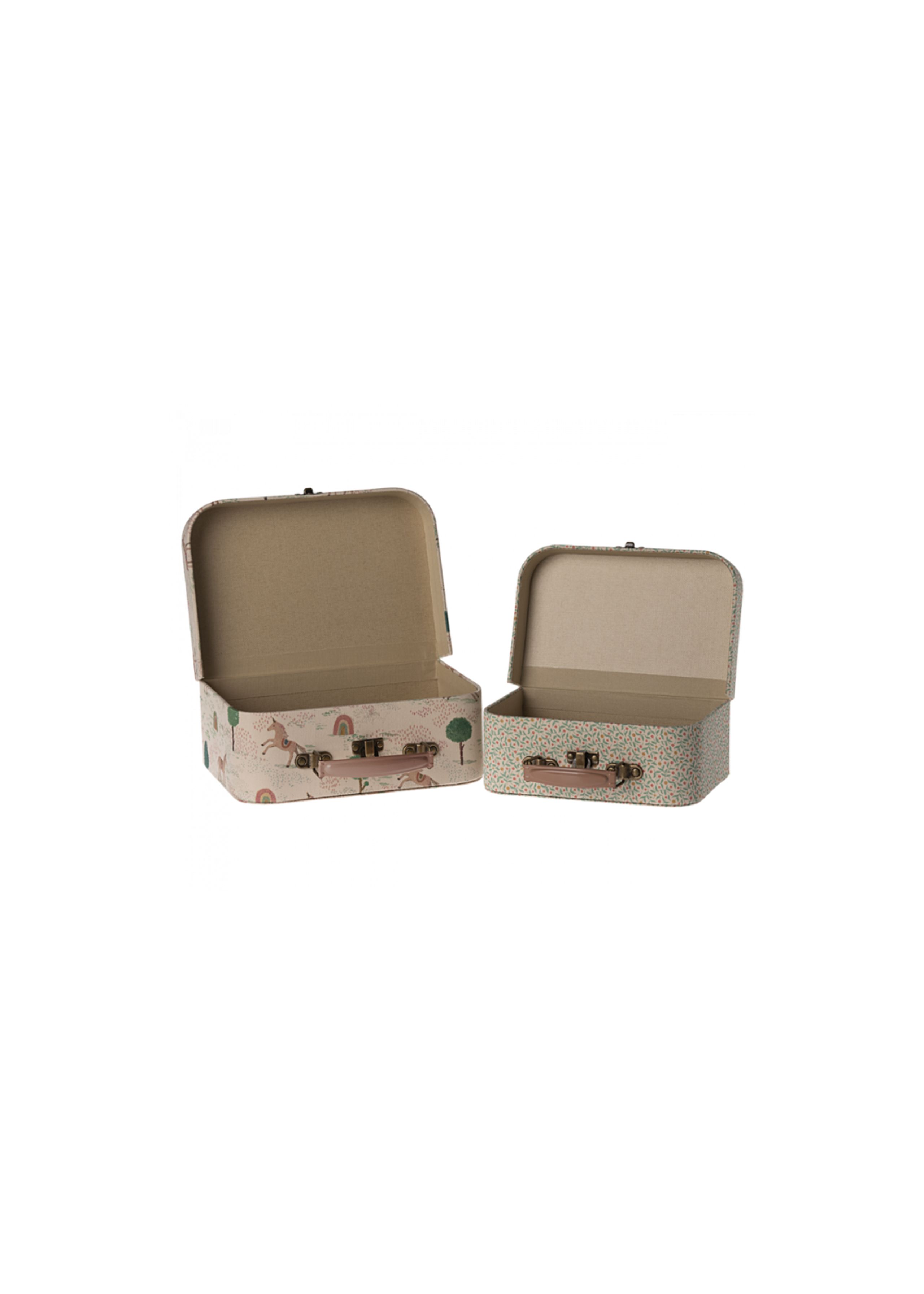Maileg - Speelgoed - Suitcase set, 2 pcs - Red and green