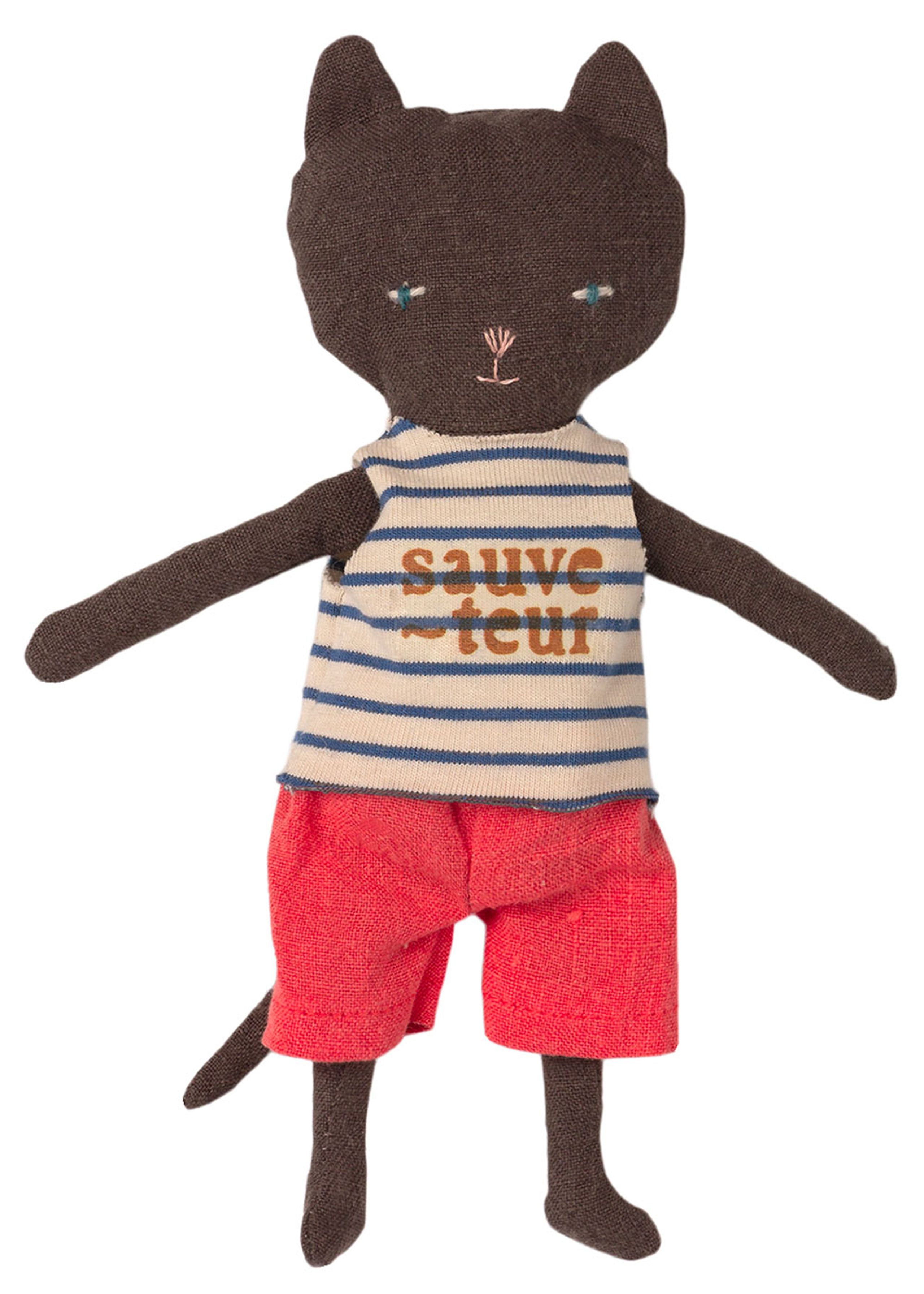 Maileg - Toys - Sauveteur - Tower with cat - Red/White/Black/Blue/Orange