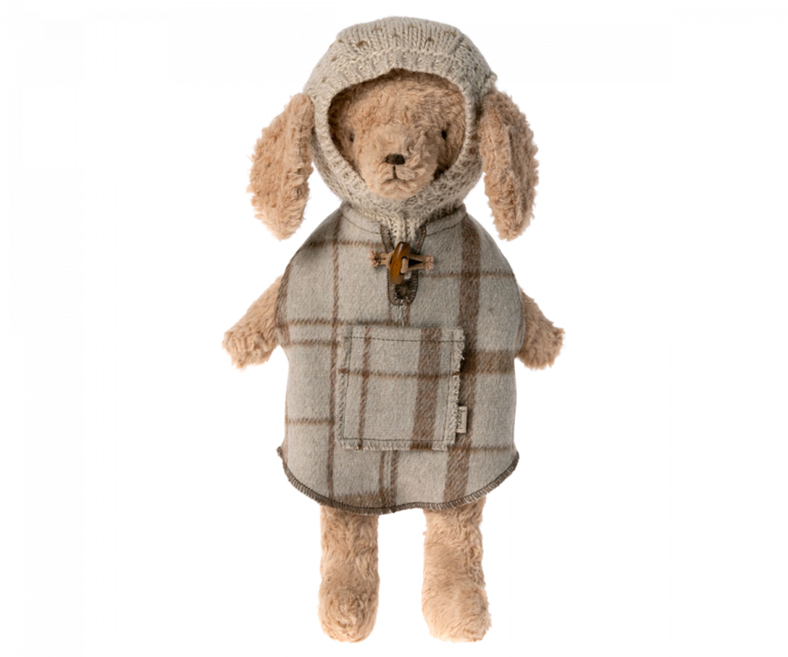 Maileg - Spielzeug - Puppy supply, Poncho - Plush Dog
