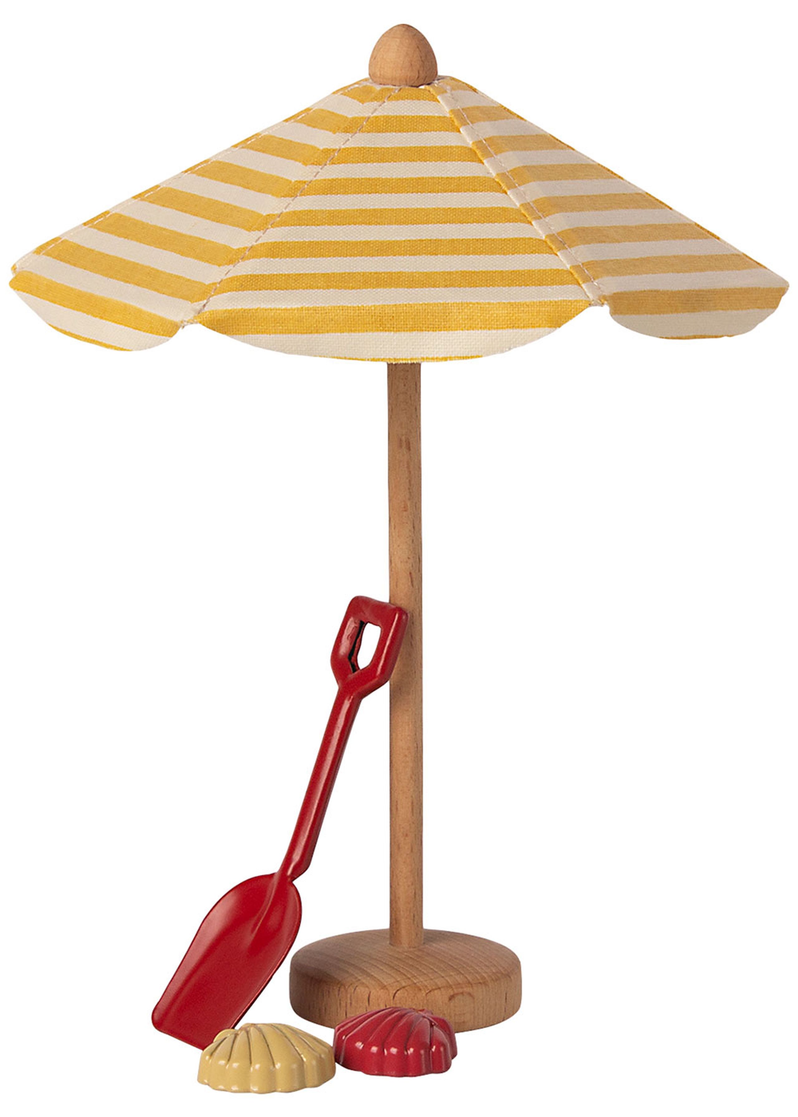 Maileg - Jouets - Strandparasol - Yellow/White