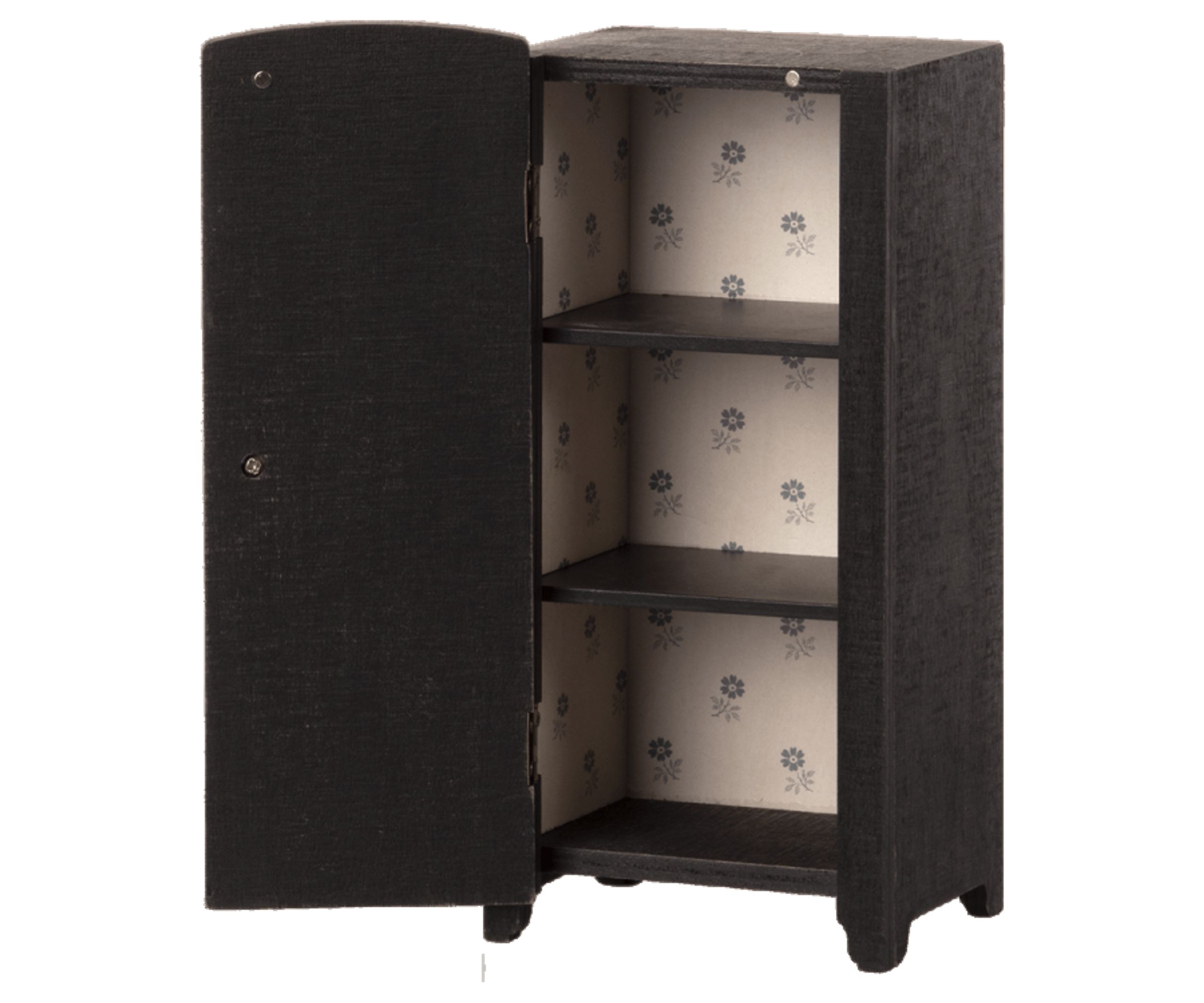 Maileg - Akcesoria dla lalek - Miniature cabinet - Anthracite - Antracit