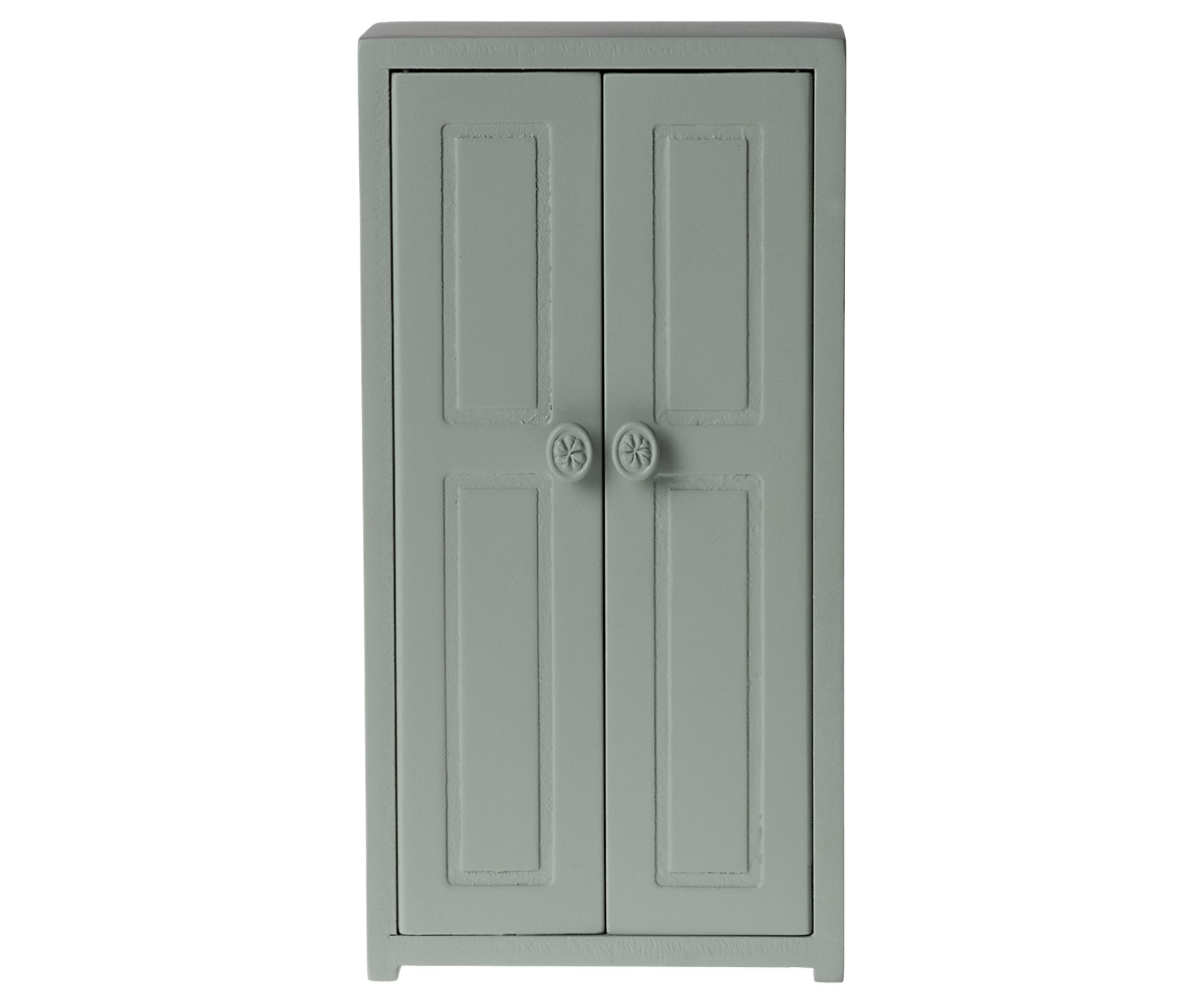 Maileg - Legetøj - Garderobeskab - Mus - Soft Blue