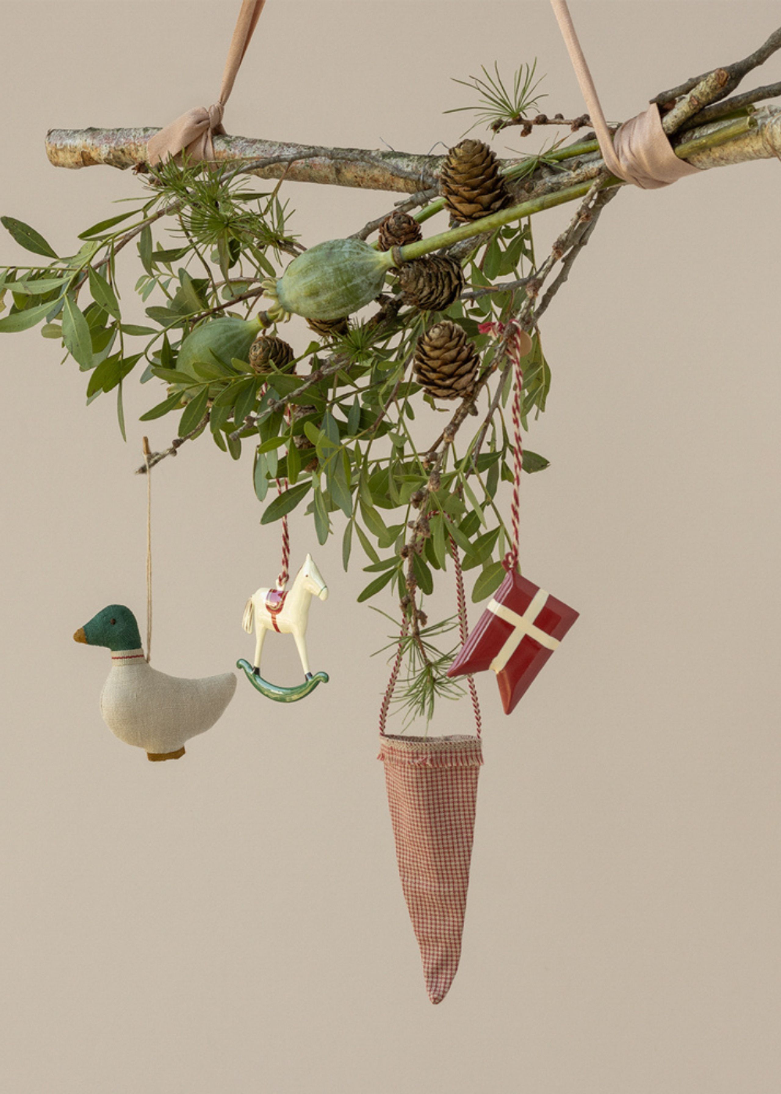 Maileg - Ophæng - Duck ornament - Grøn