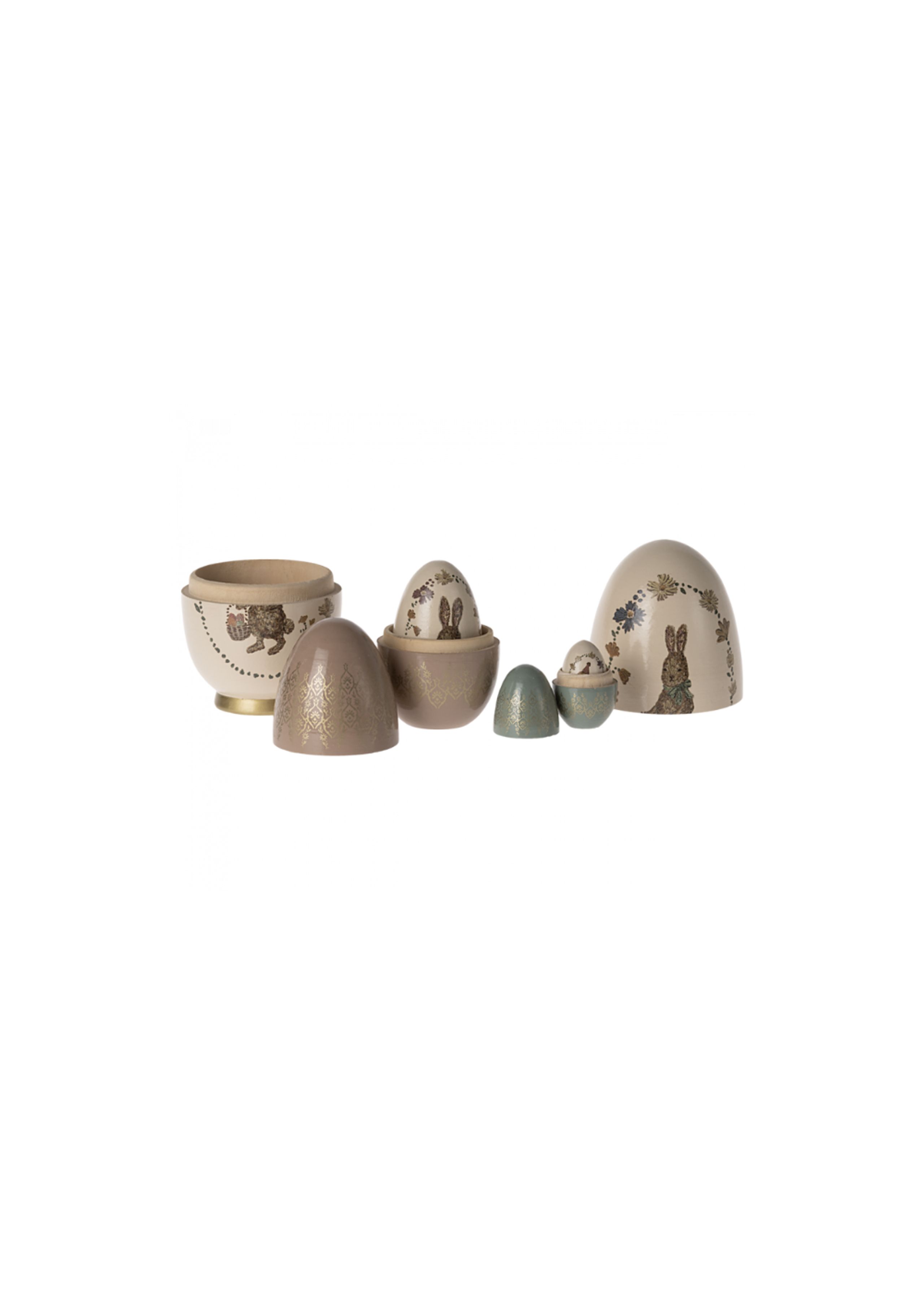 Maileg - Pisanki - Easter babushka egg - Beige