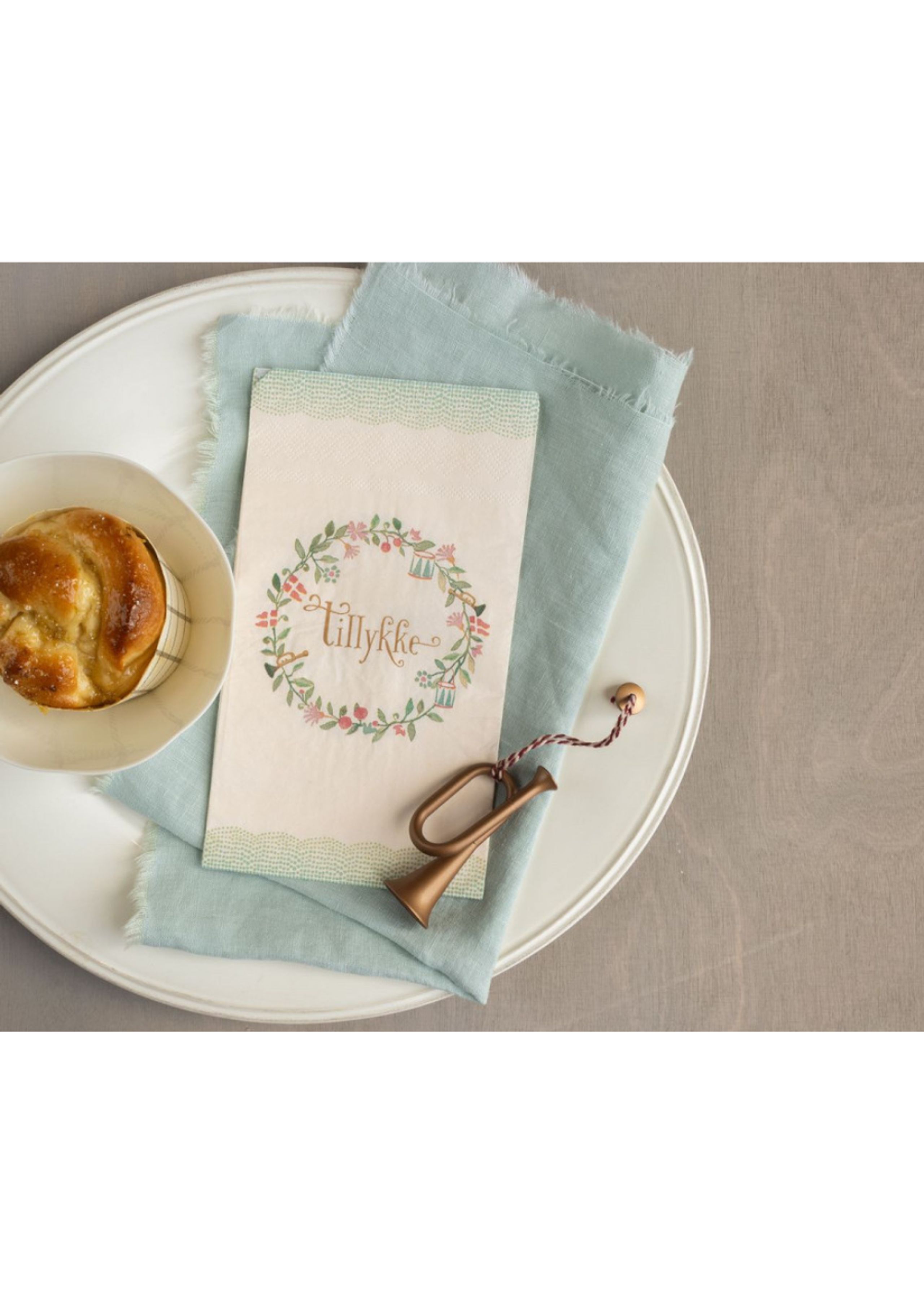 Maileg - Papierserviette - Serviet - Tillykke - Multi