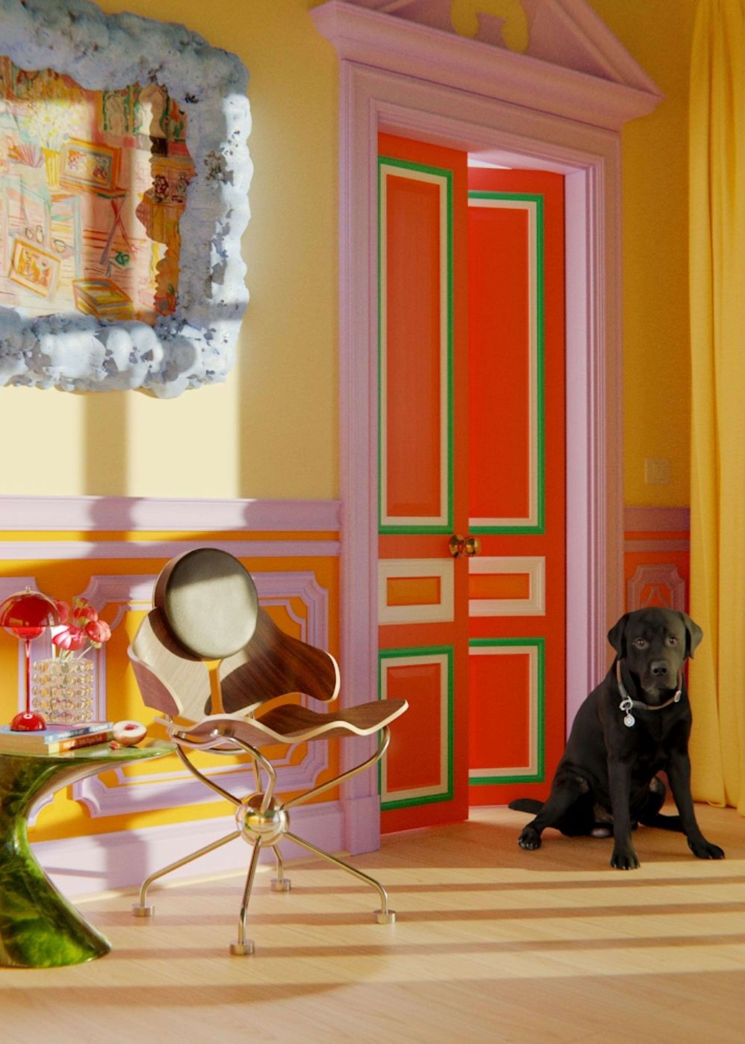 Mak Misho - Dining chair - Wak Chair - Black/Steel