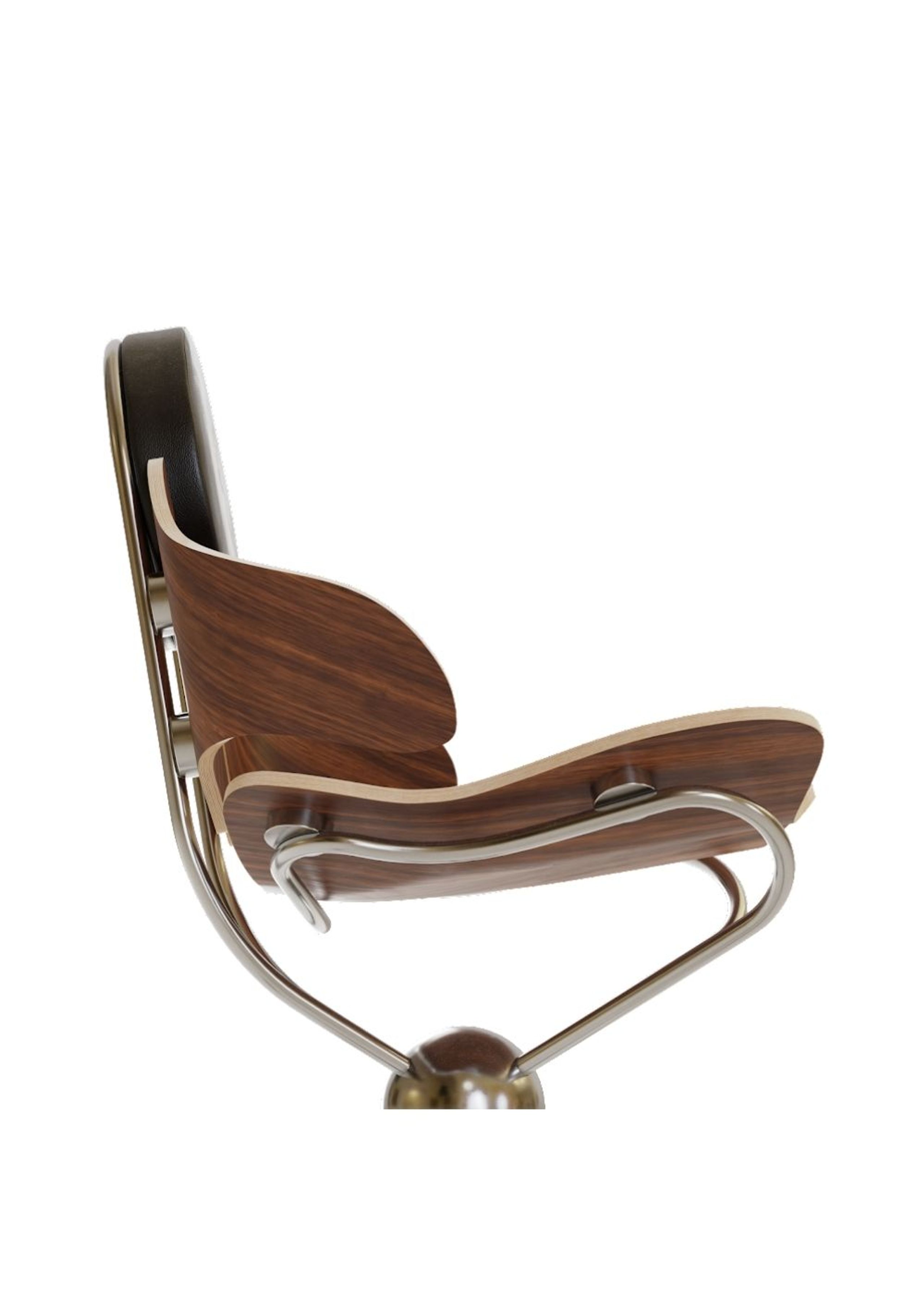 Mak Misho - Dining chair - Wak Chair - Black/Steel