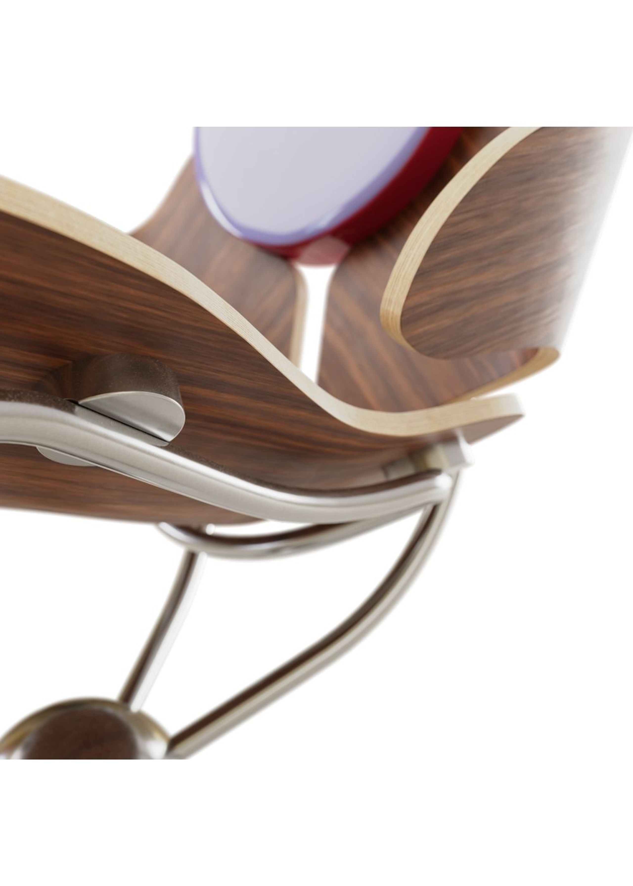 Mak Misho - Spisebordsstol - Wak Chair - Lavendel/Cherry/Electroplated