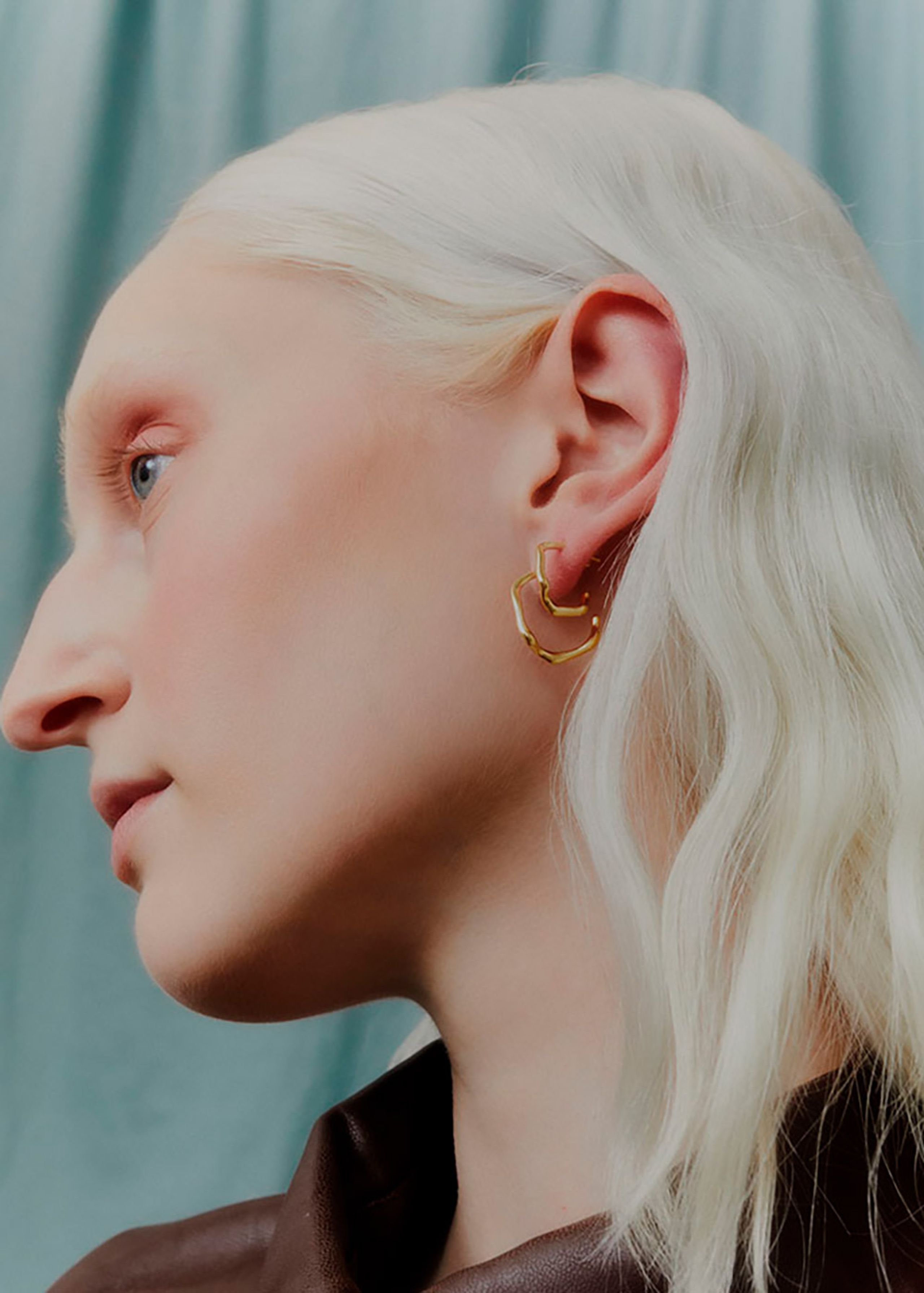 Maria Black - - Branch Hoop - Gold