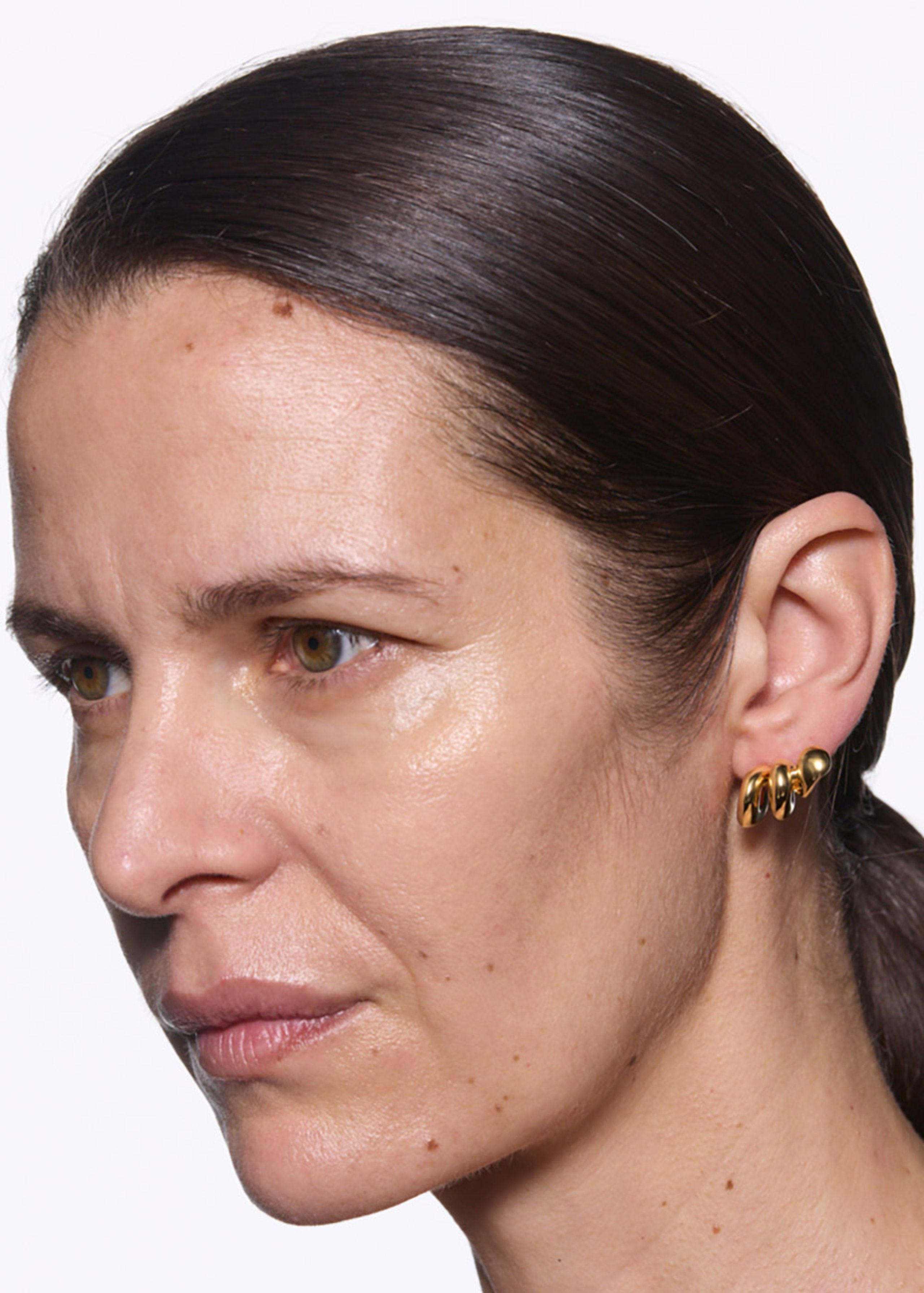 Maria Black - Oorbel - Coil Crawler Earring - Left - Goldplated