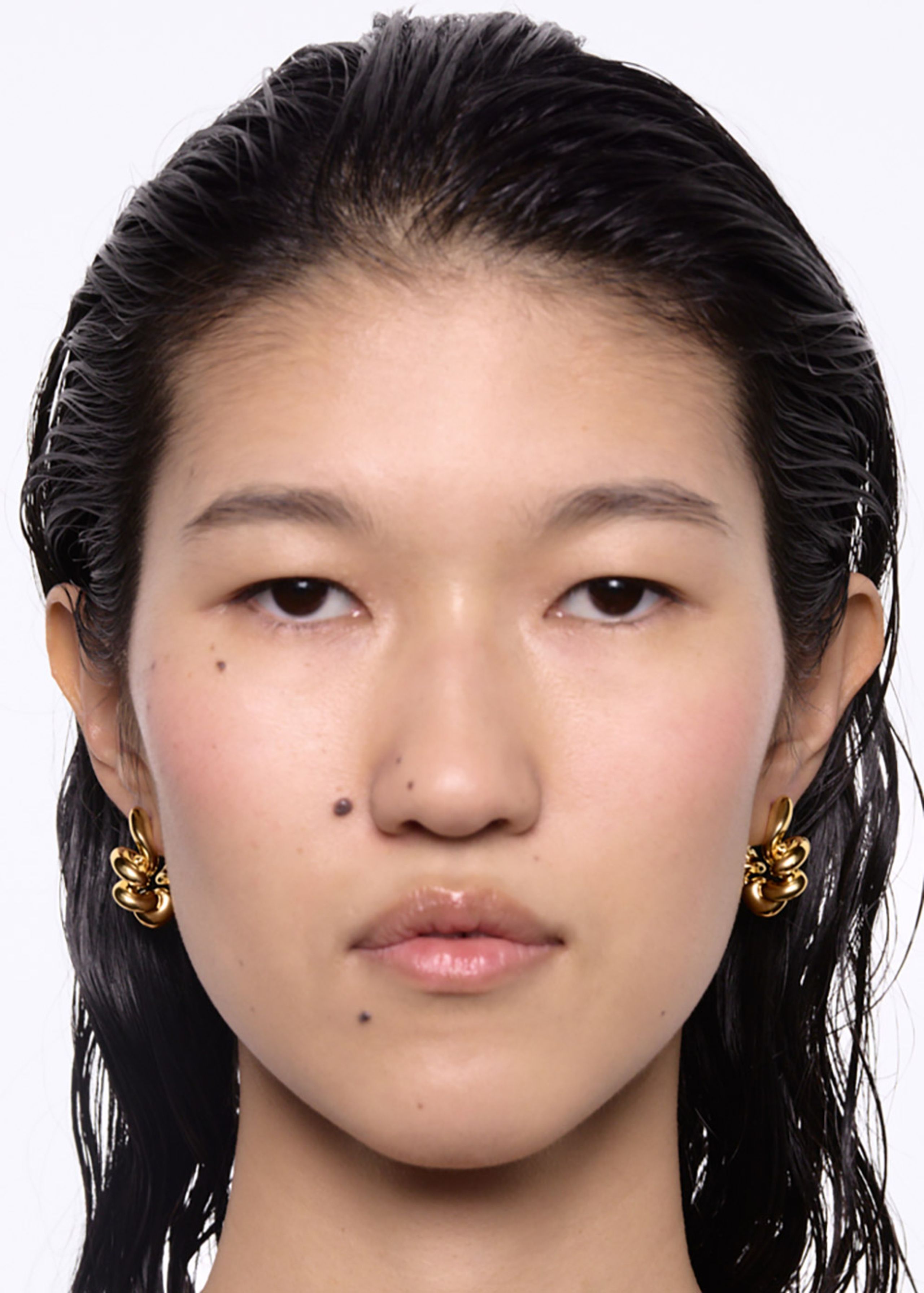 Maria Black - Earring - Coil Hoop Medium - Left - Goldplated