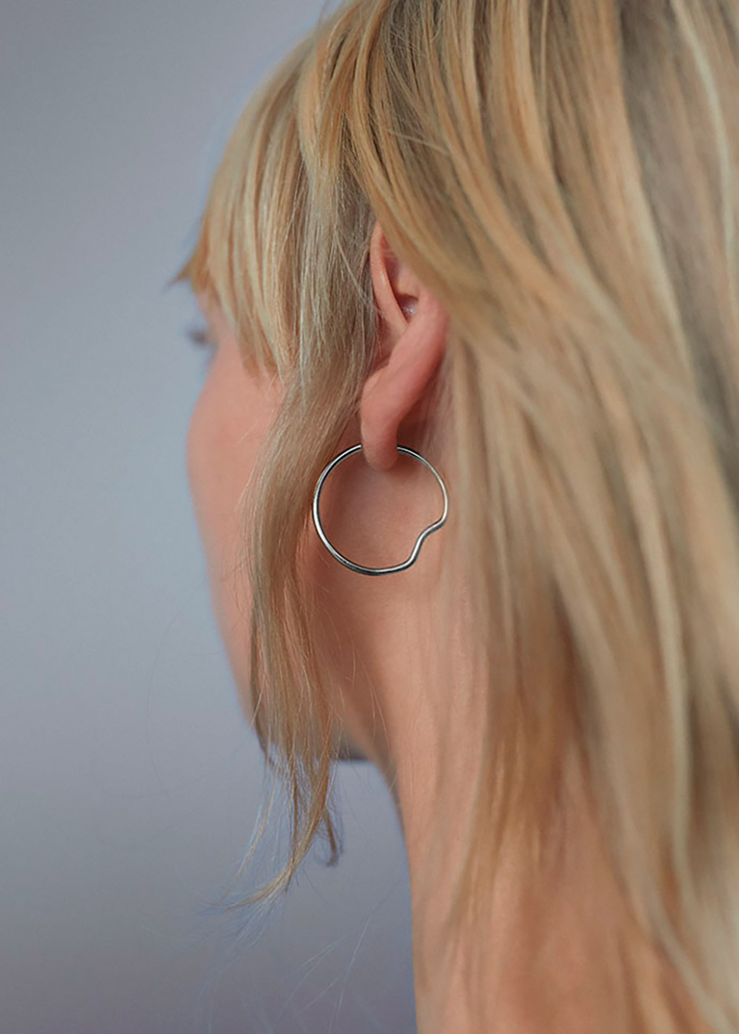 Maria Black - Earring - Copenhagen Hoop - Silver