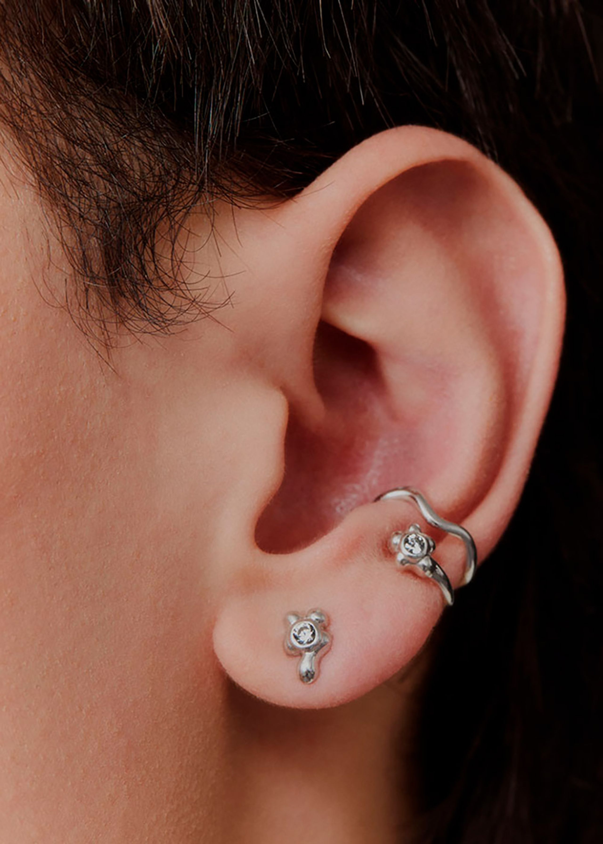 Maria Black - Earring - Iris Stud - Silver