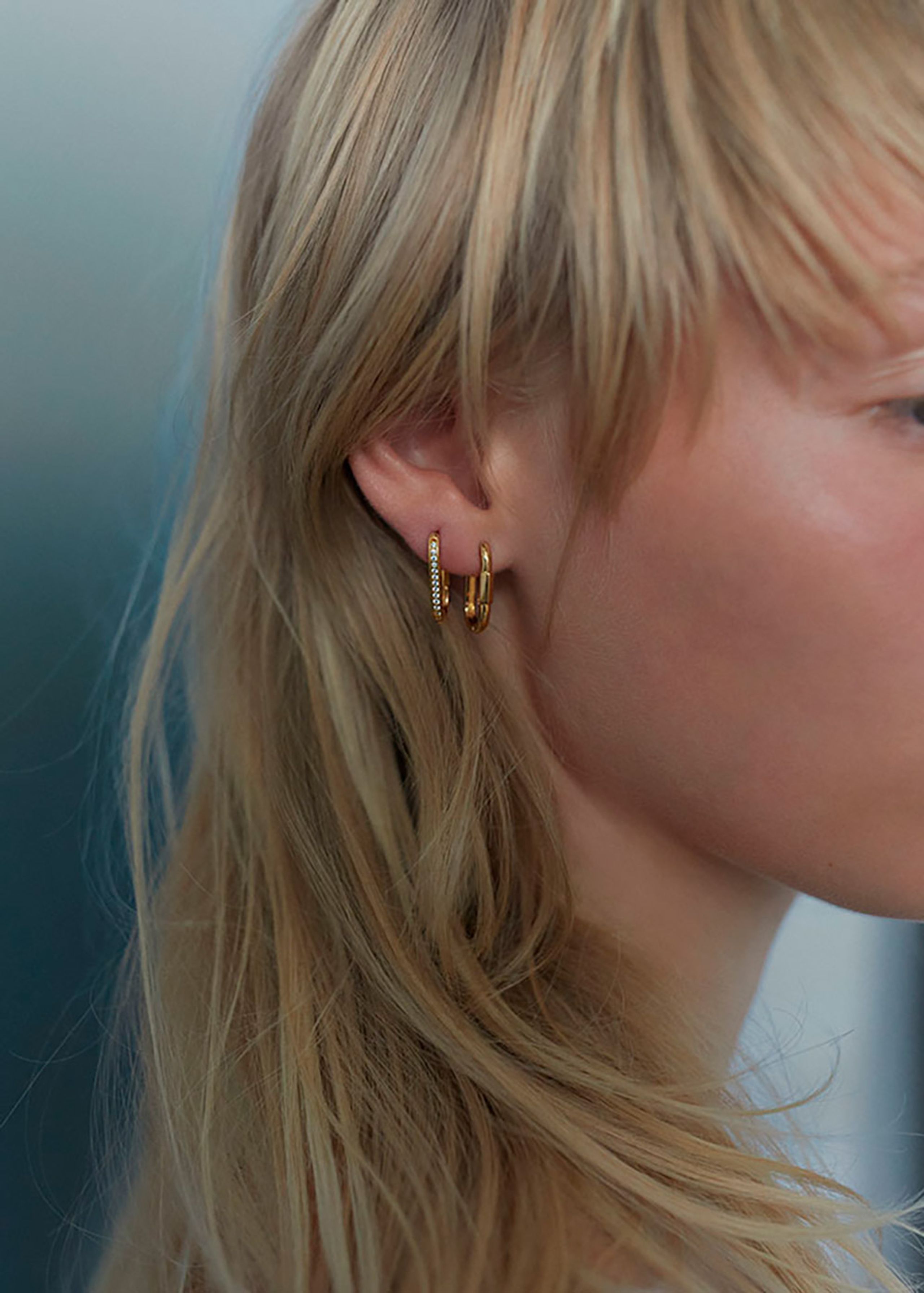 Maria Black - Ørering - Kastellet Earring - Gold