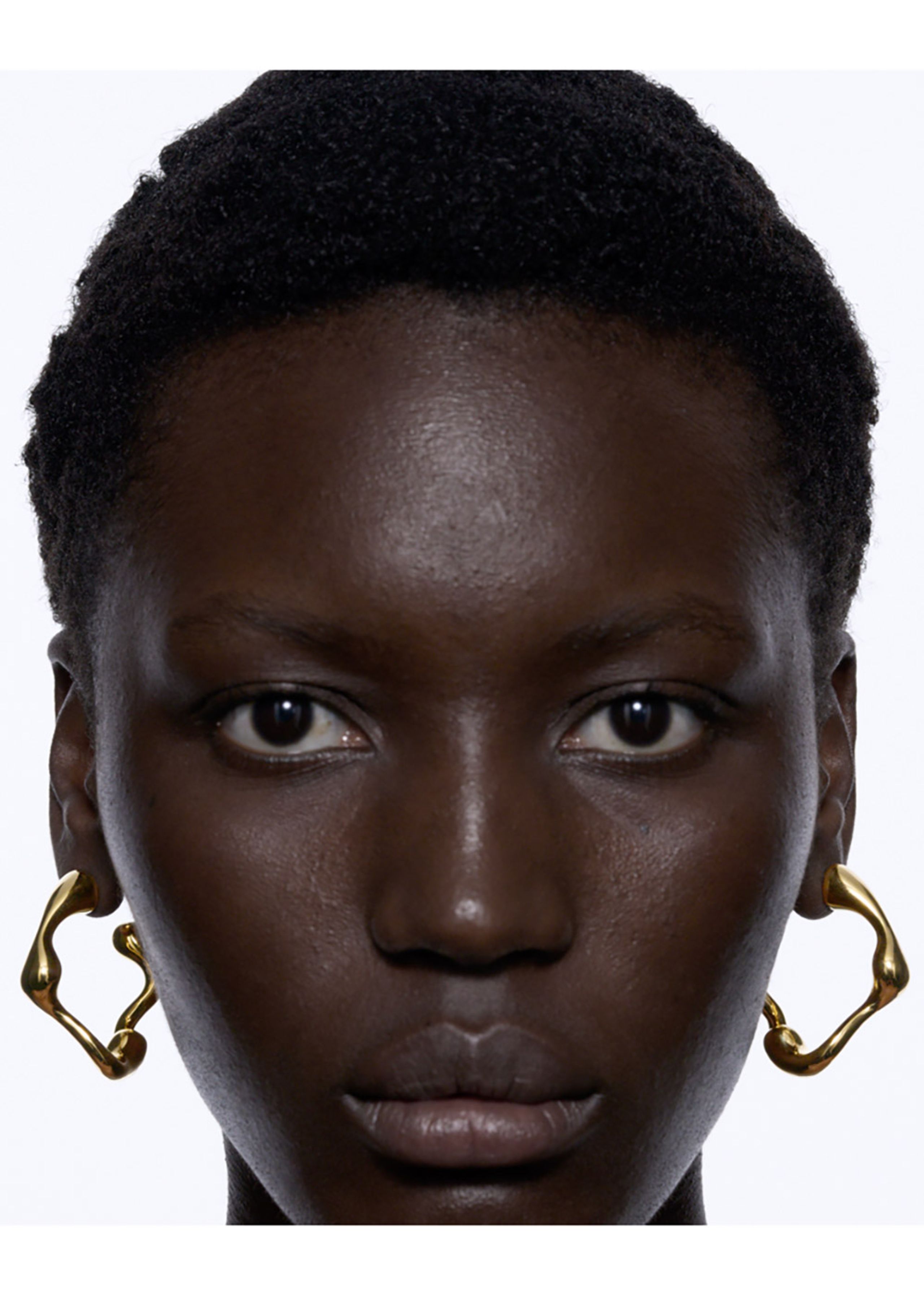 Maria Black - Ohrring - Splash Hoop Small - Gold plated