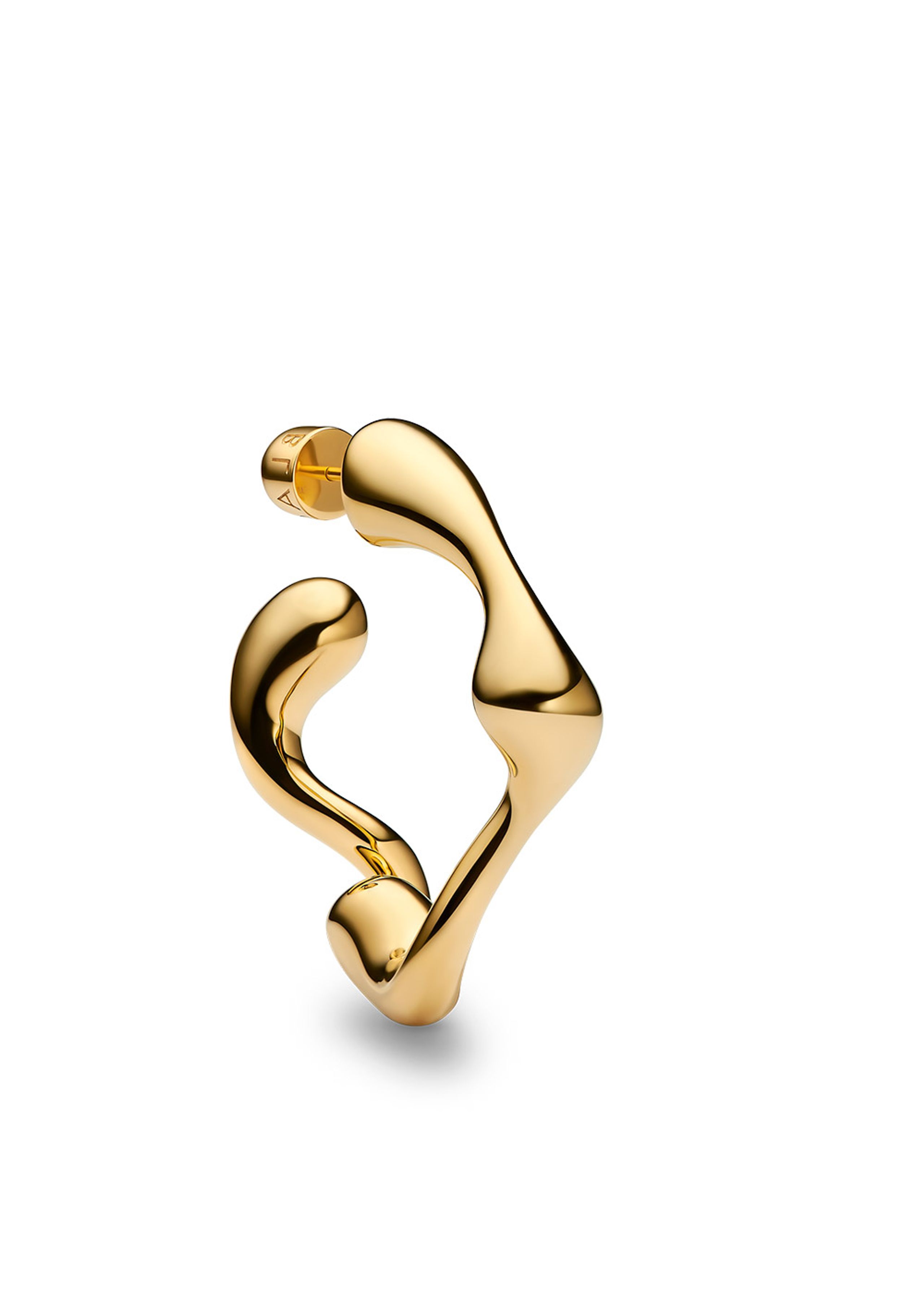 Maria Black - Ohrring - Splash Hoop Small - Gold plated