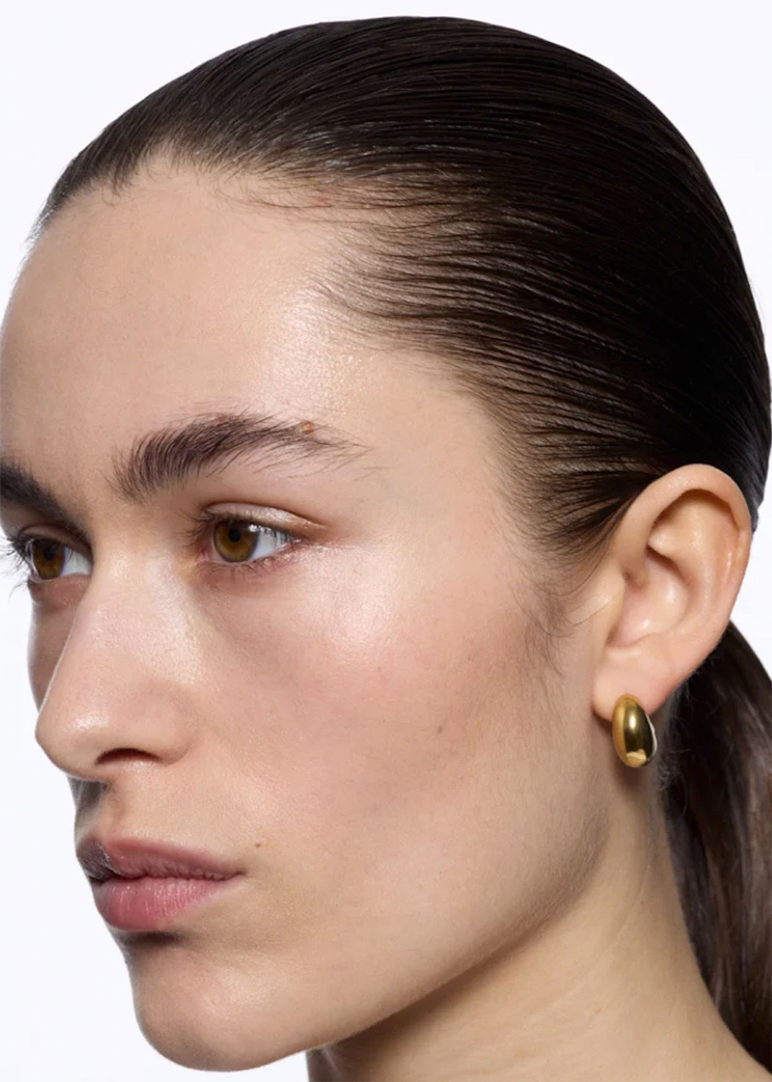 Maria Black - Ørering - Tryvann Pillow Earring - 18K Gold plated