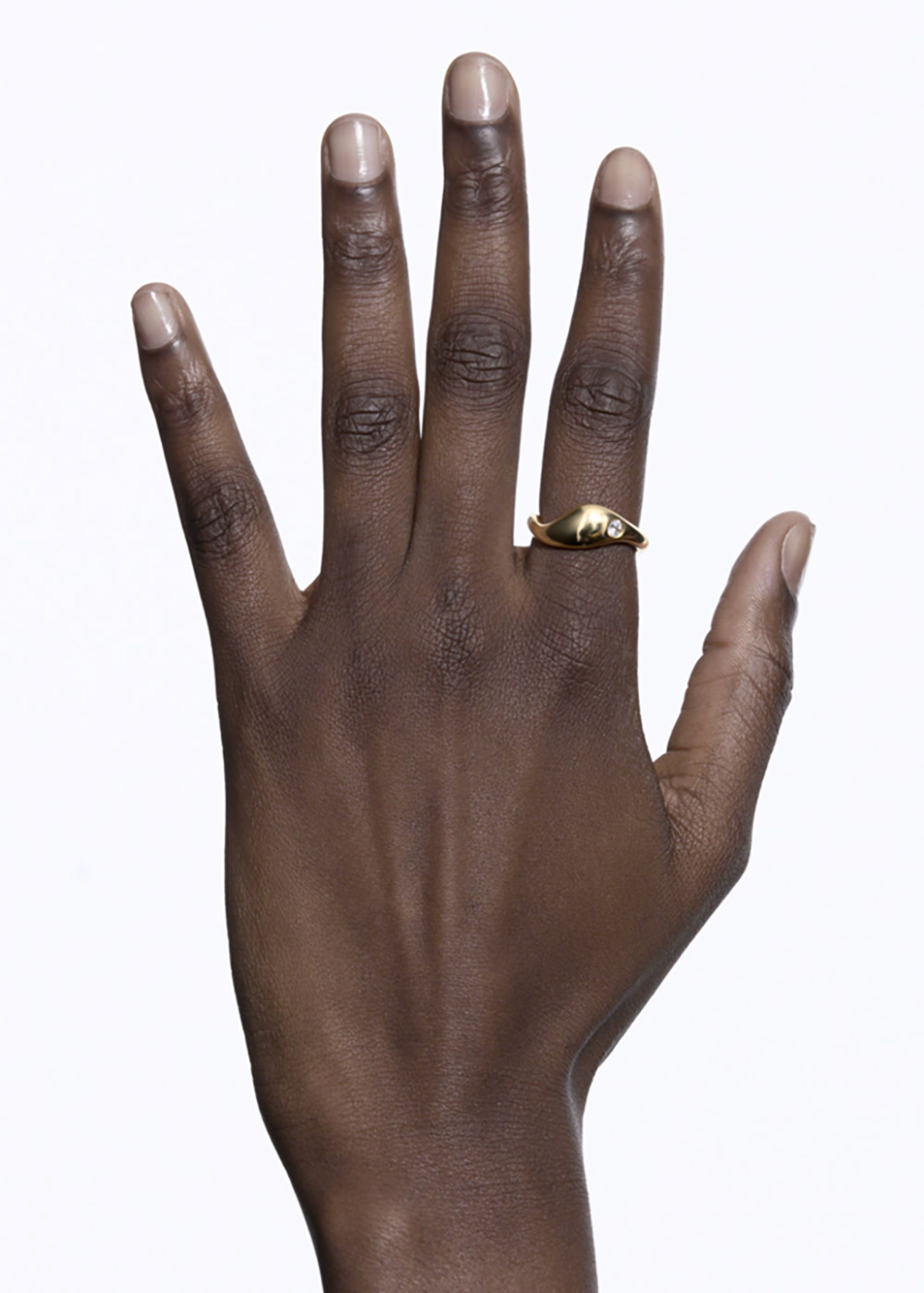 Maria Black - Ring - Dolphin Ring - Gold plated