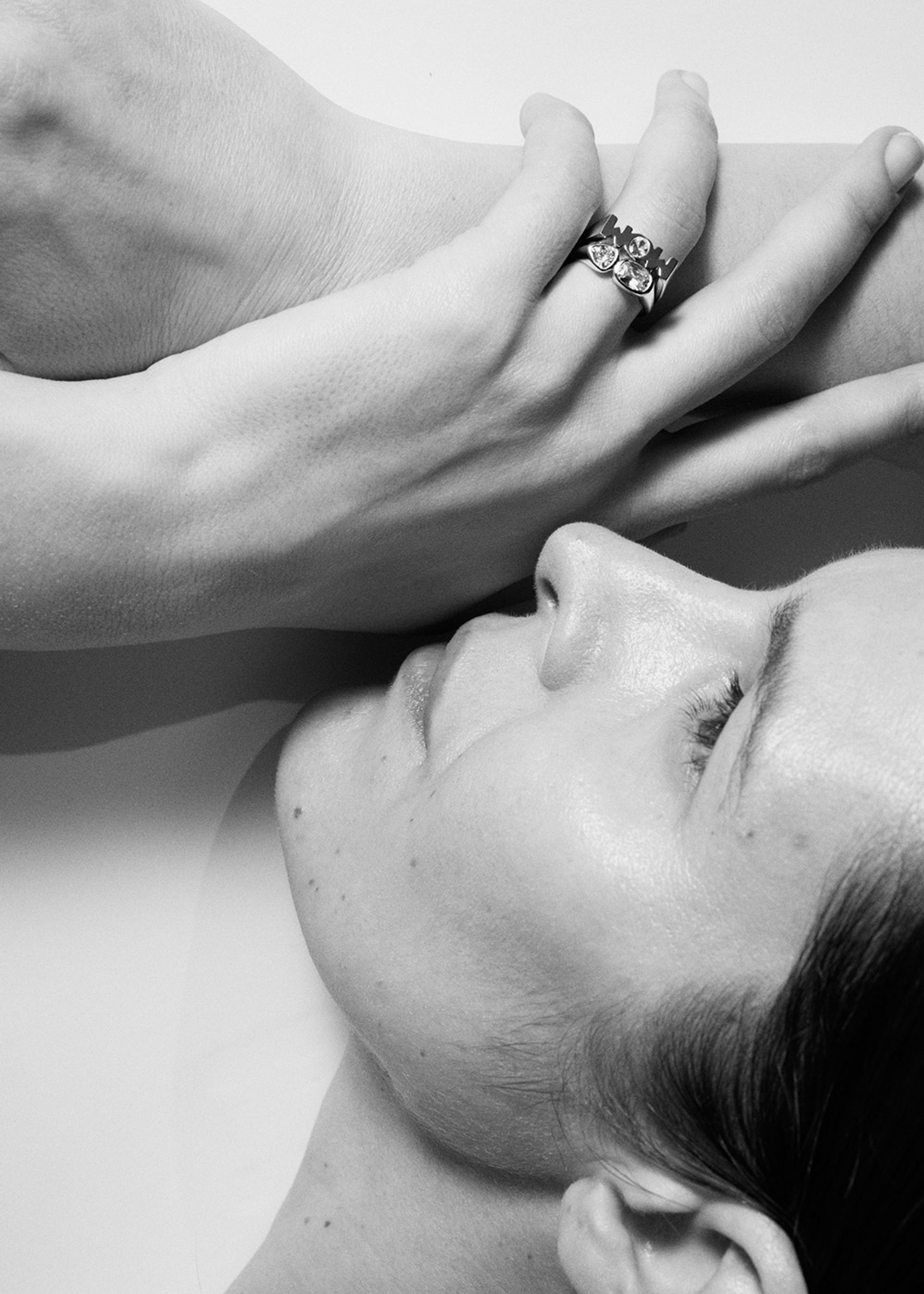 Maria Black - Ring - Mom Royal Ring - White Rhodium plated