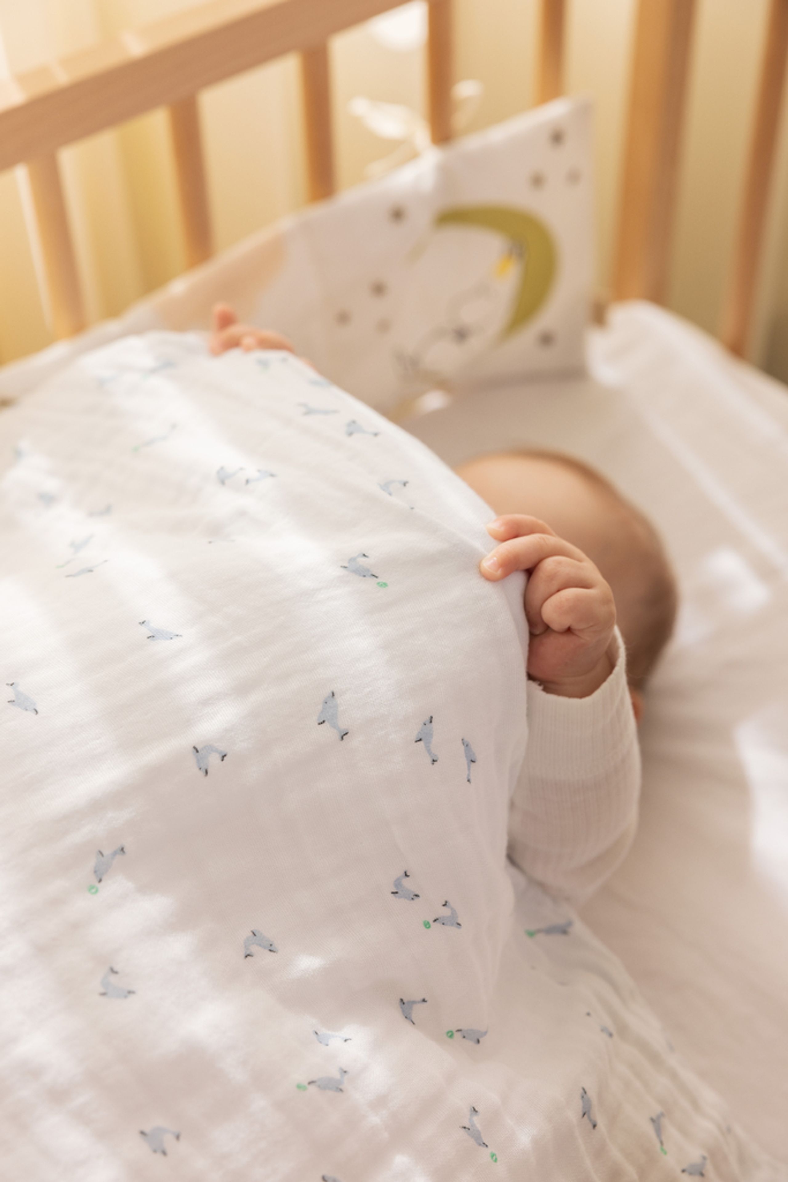 MarMar Copenhagen - Kinderbettwäsche - Bed Linen Junior Bonded Muslin - 1664 Dolphin