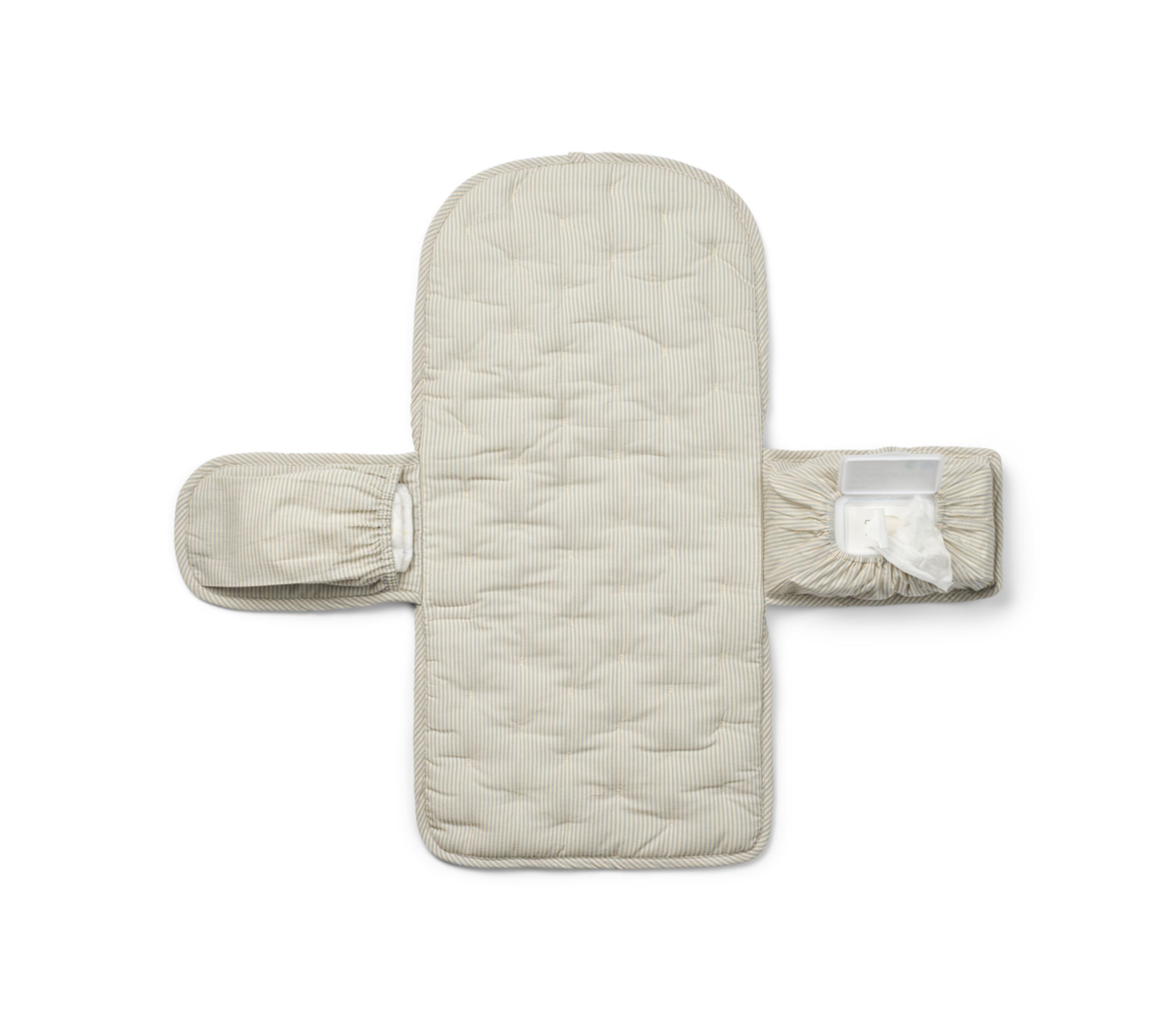 MarMar Copenhagen - Pushing accessories - Changing Mat - Blue Stone Stripe