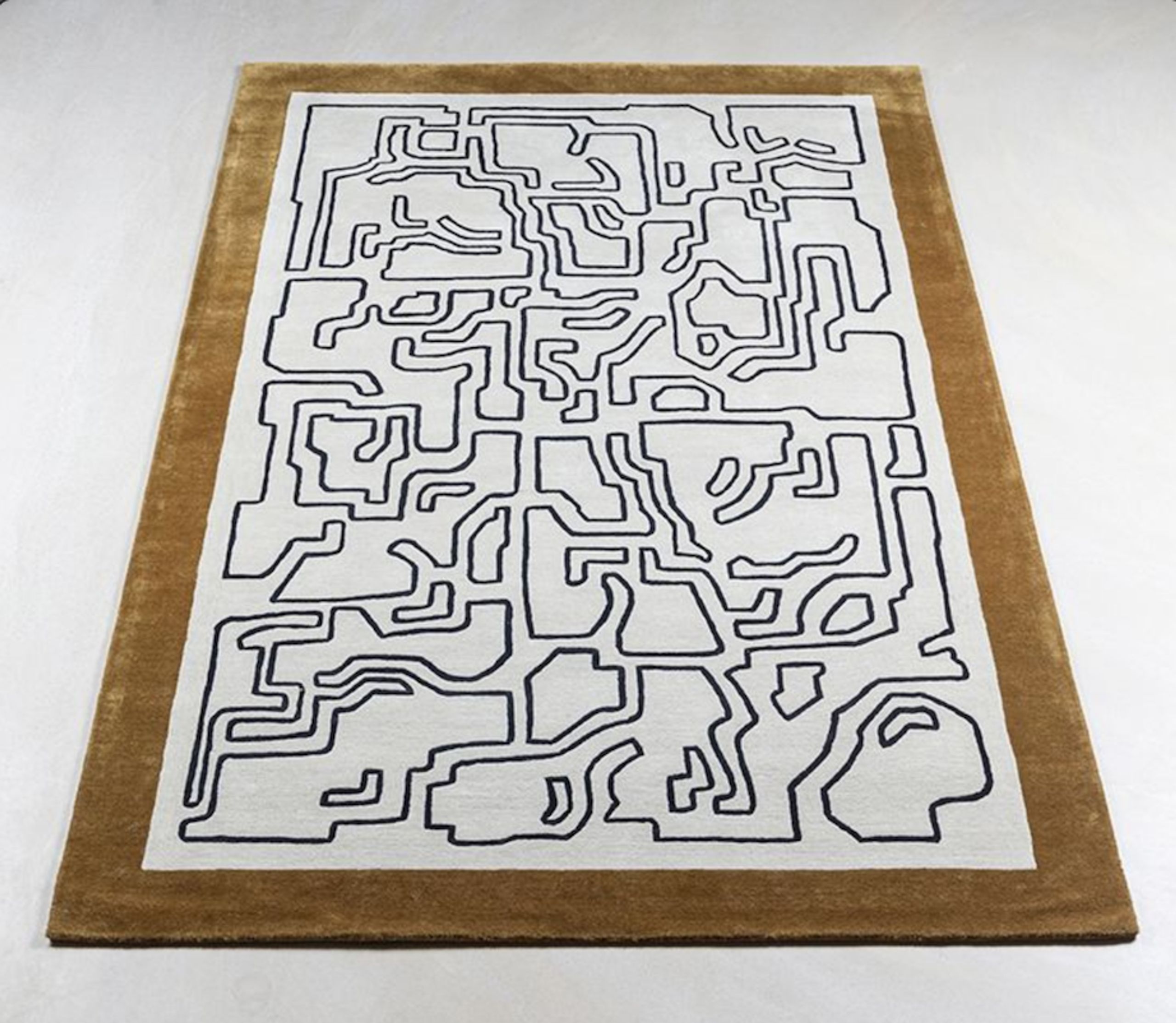 MASSIMO - Rug - Structures - Fragment 2 (with border) - Fragment 2