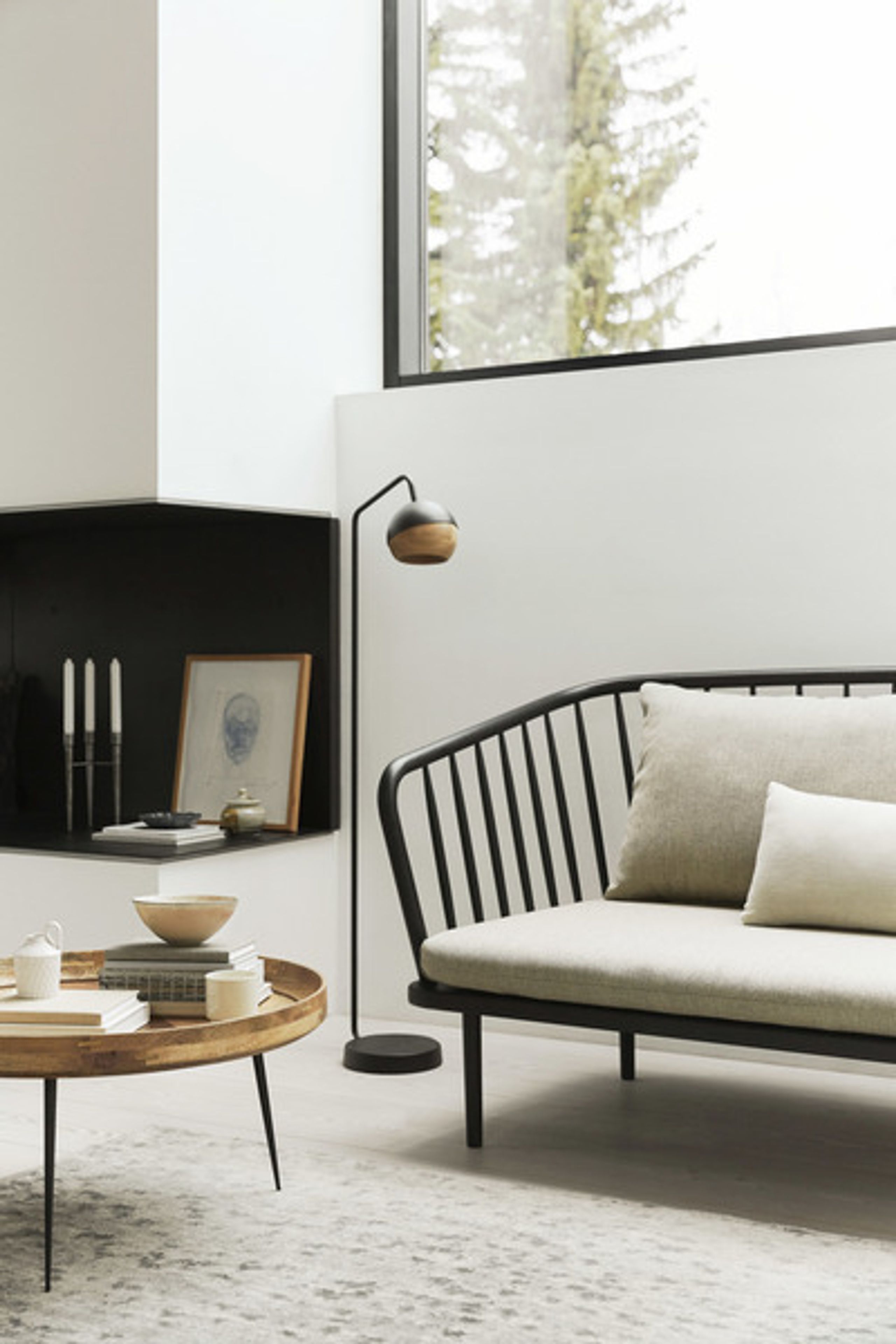 Mater - Tisch - Bowl Table - Natural Lacquered Mango Wood - Large