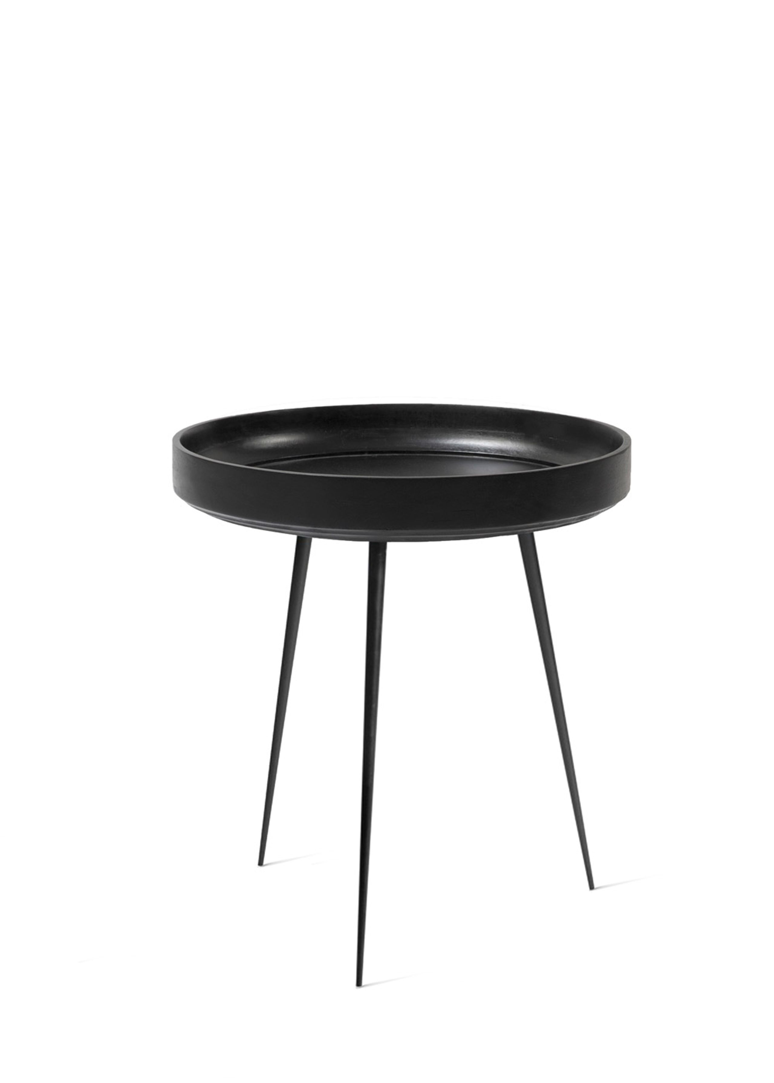 Mater - Tabela - Bowl Table - Black Stained Mango Wood - Medium