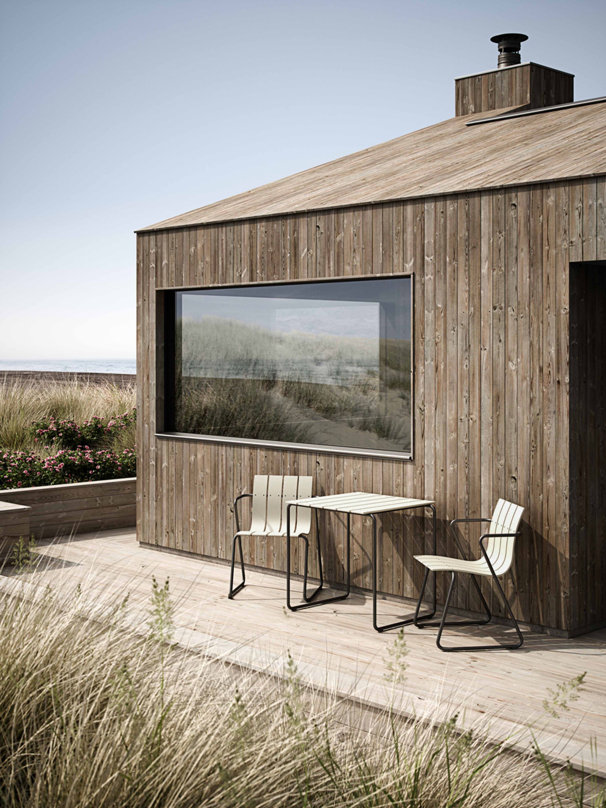 Mater - Garden table - Ocean Table By Nanna Ditzel - Sand 2 pers.