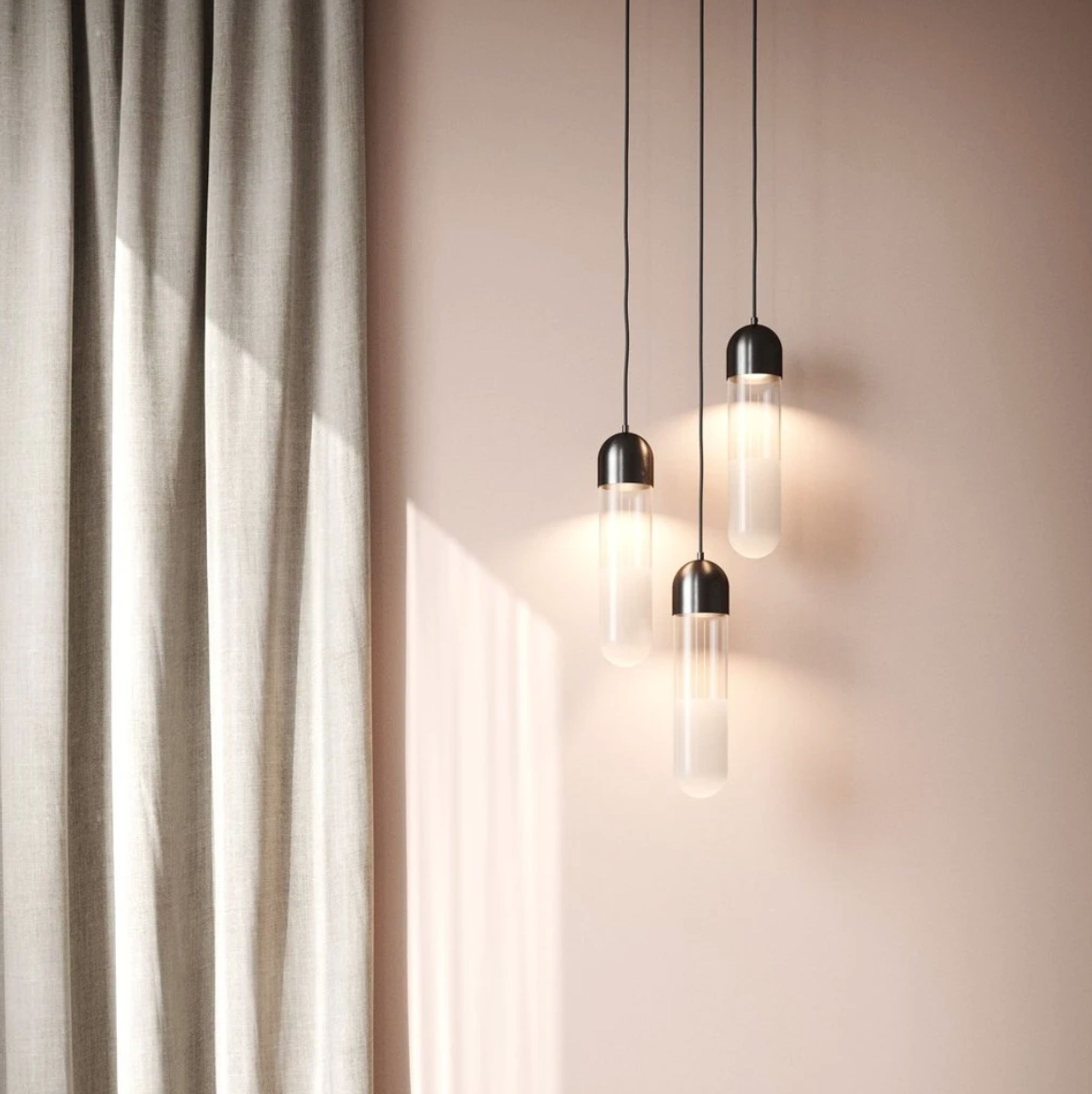 Mater - Lampe - Firefly Pendant Lamps - Sort