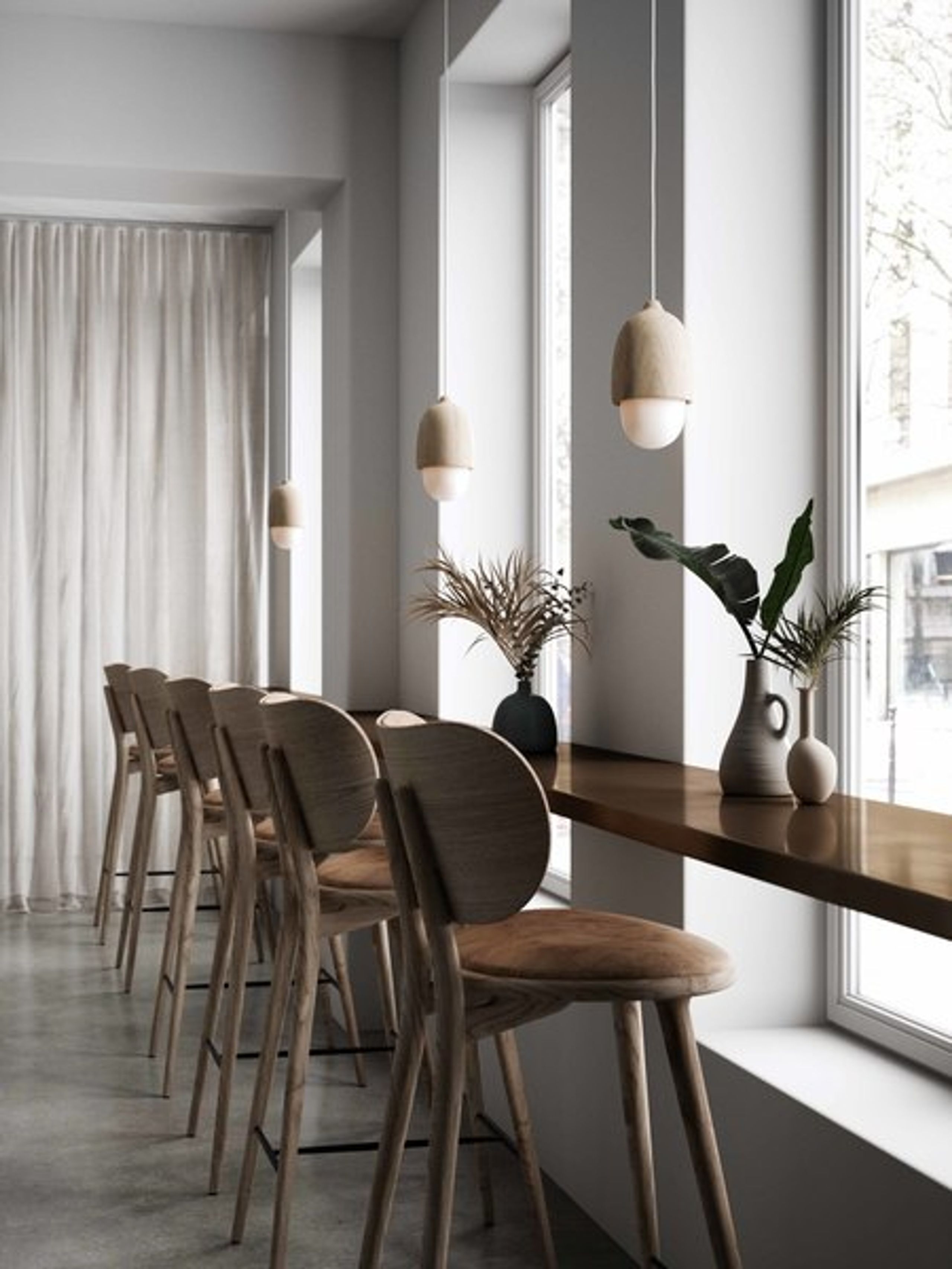 Mater - Lampe - Terho Pendant Lamp - Sort Farvet Lakeret - Small