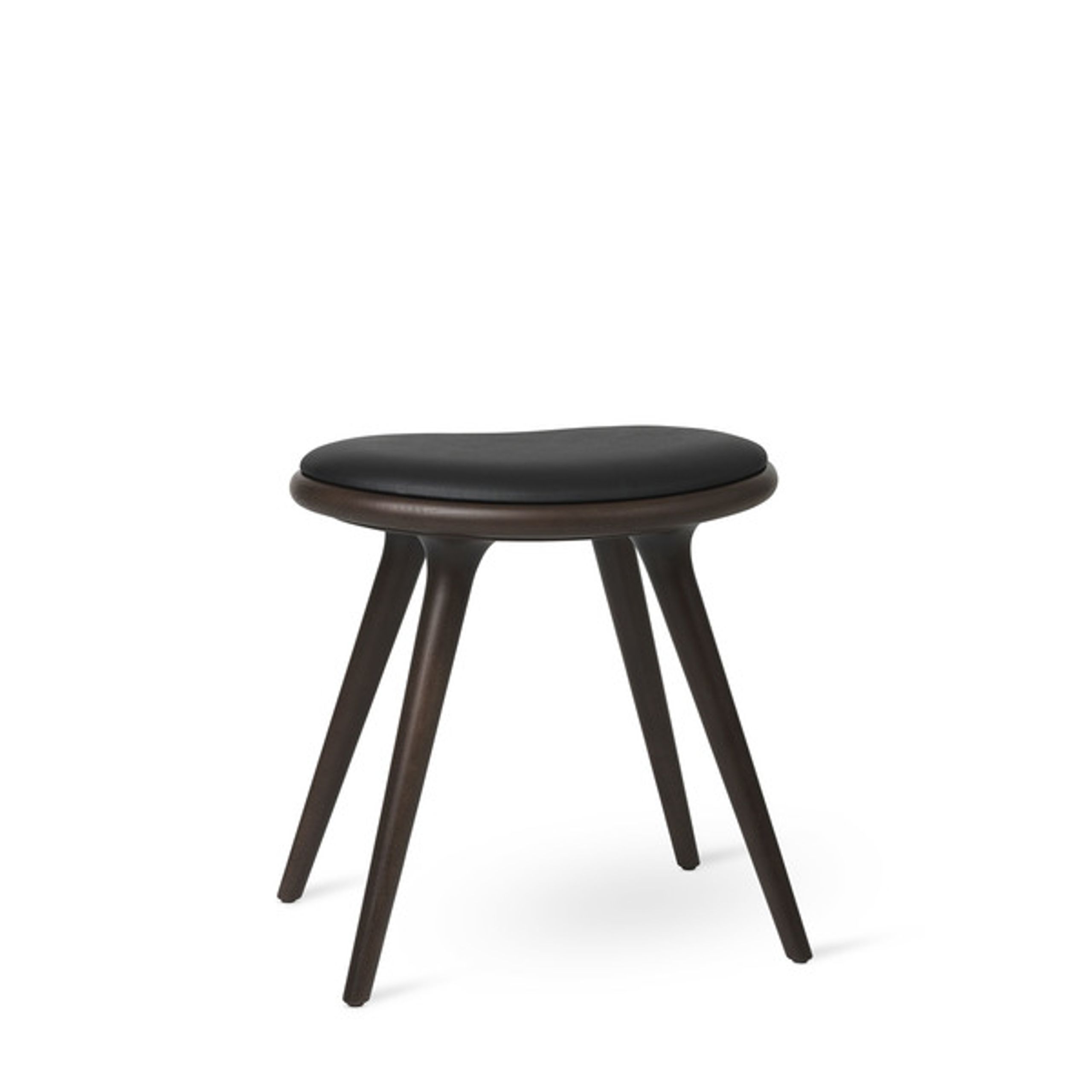 Mater - Skammel - Low Stool 47 - Sort Lakeret Bøg