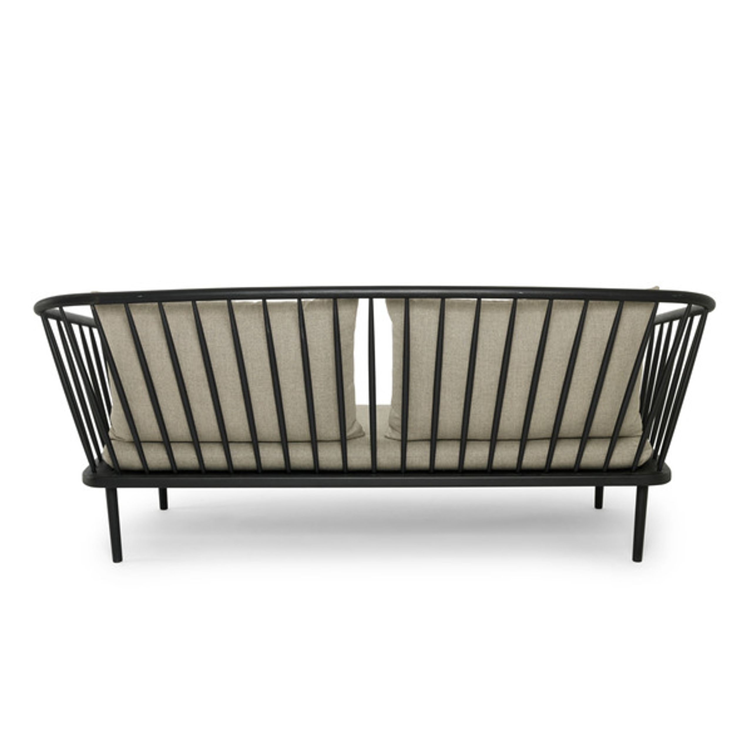 Mater - Sofa - Mollis Sofa - Black Stain Oak