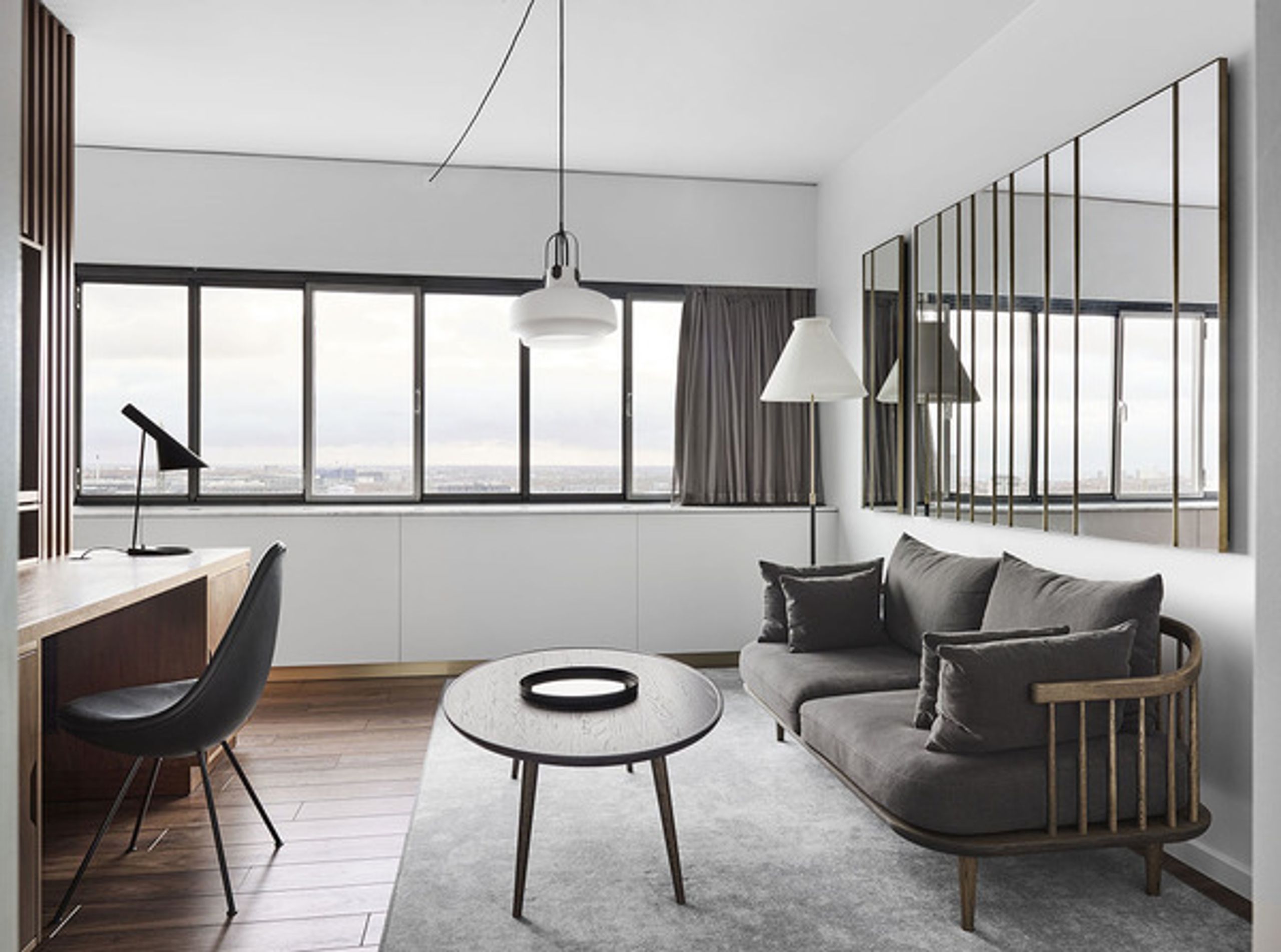 Mater - Spisebord - Accent Table - Sirka Grå Farvet Eg - Small