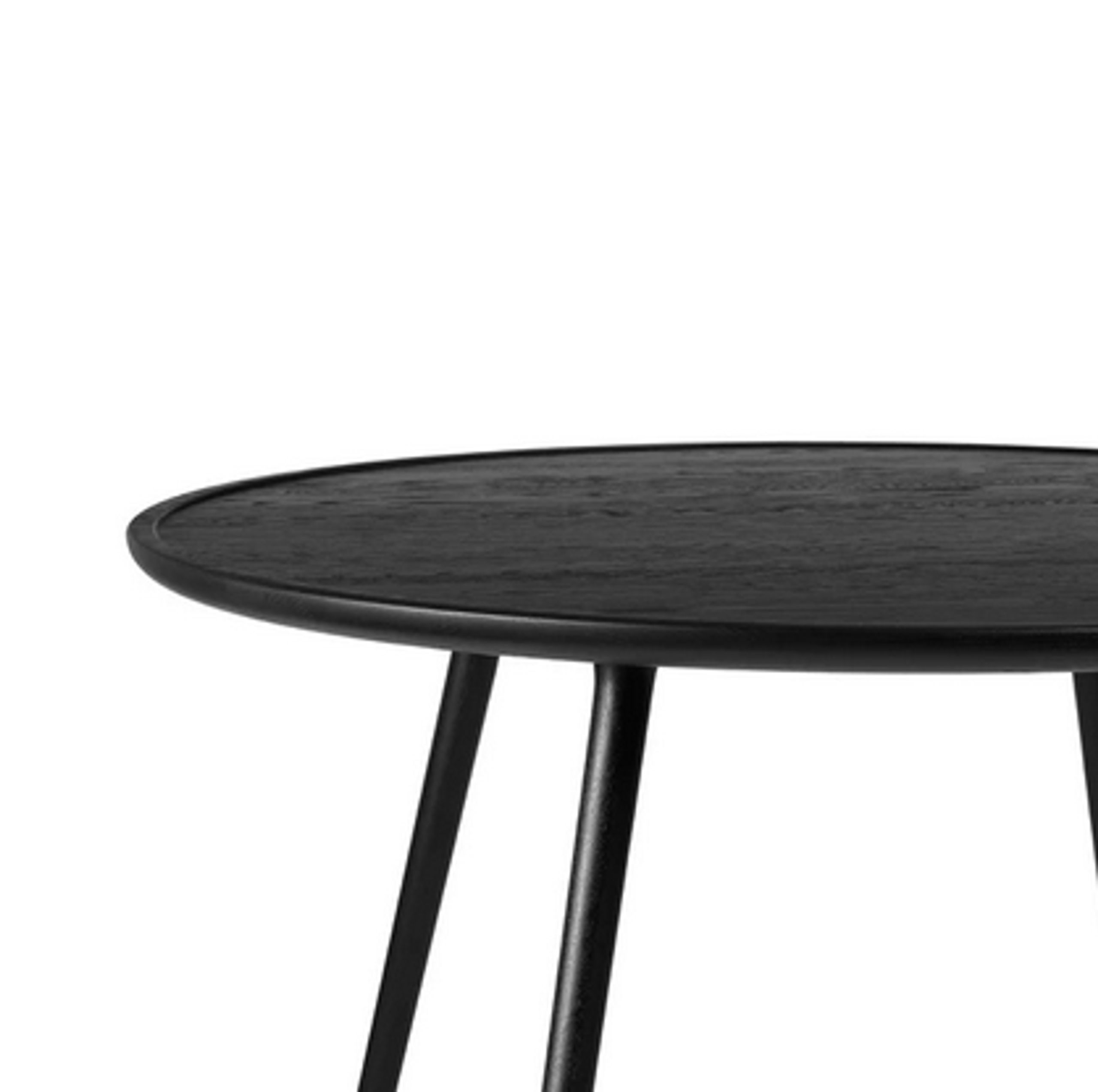 Mater - Table à manger - Accent Oval Lounge Table - Sort Farvet Eg - Large
